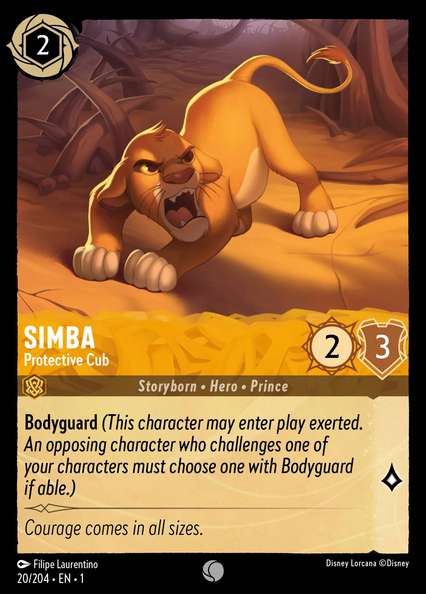 Simba - Protective Cub (001-020)