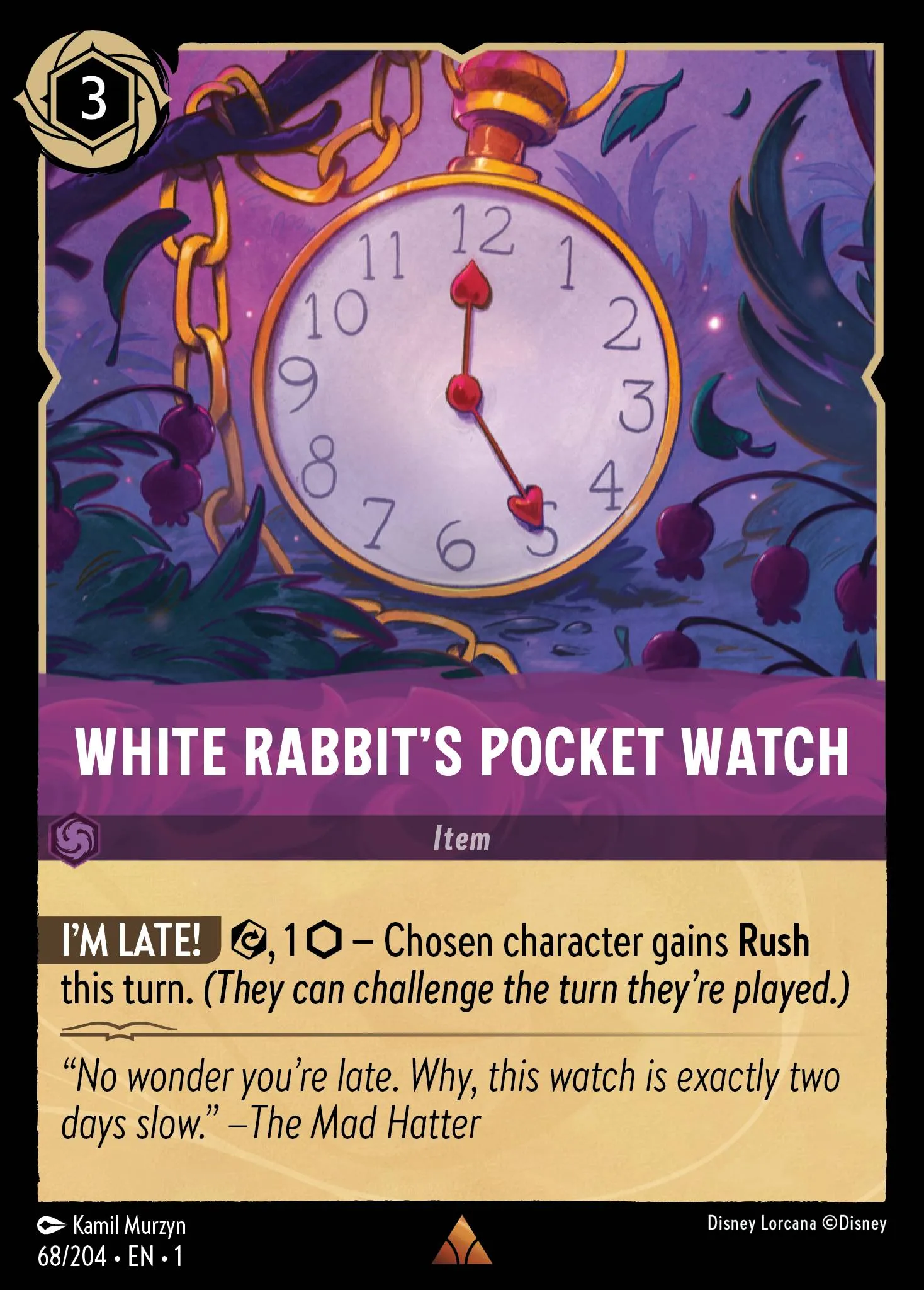 White Rabbit's Pocket Watch (001-068)