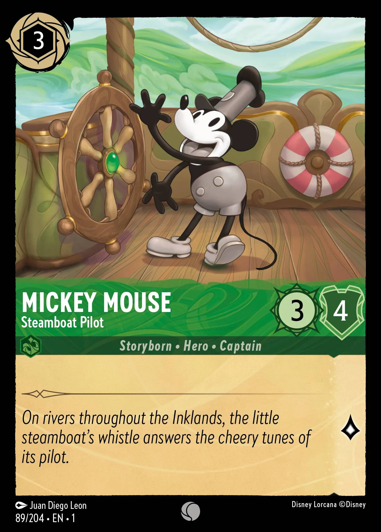 Mickey Mouse - Steamboat Pilot (001-089)