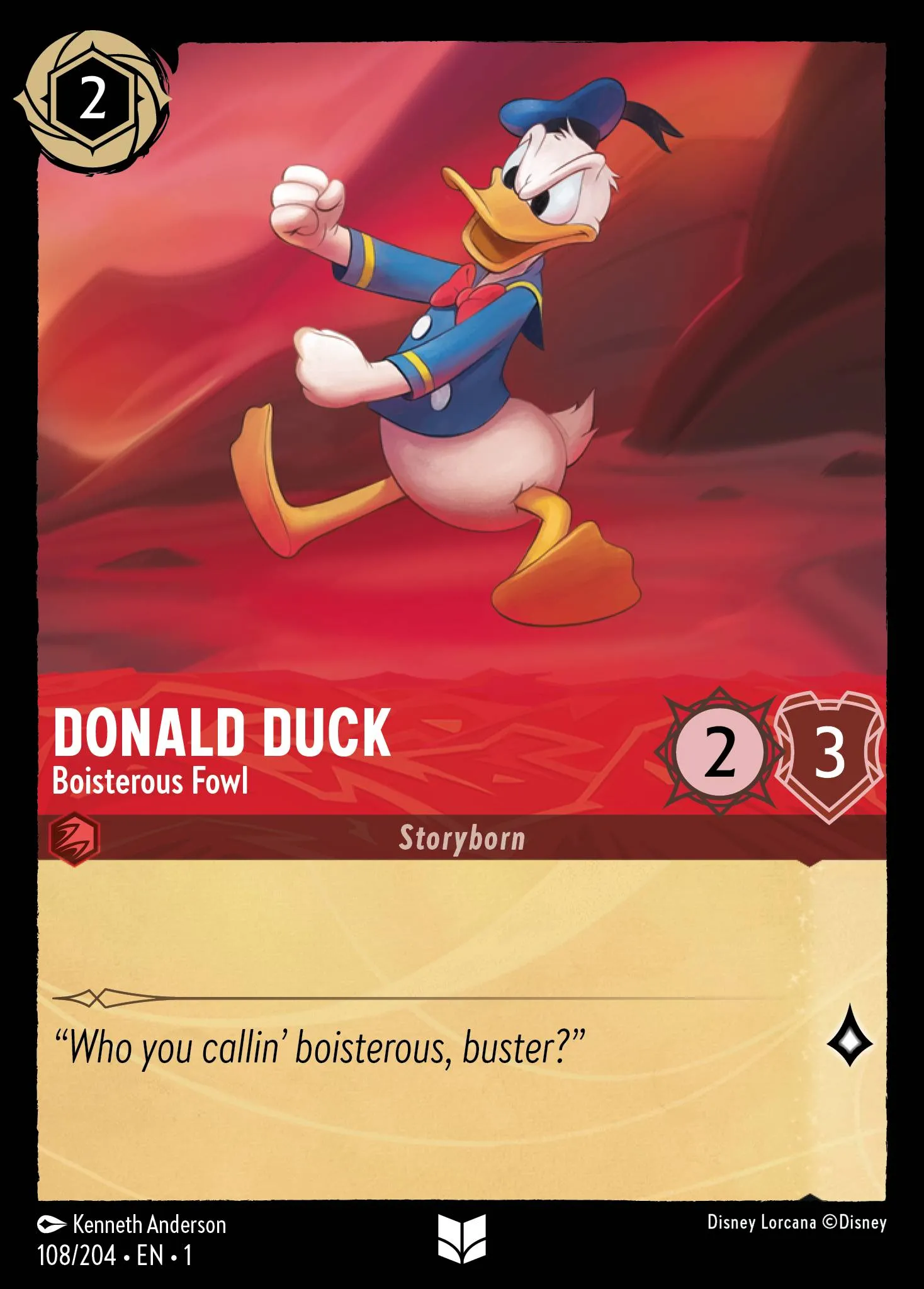 Donald Duck - Boisterous Fowl (001-108)