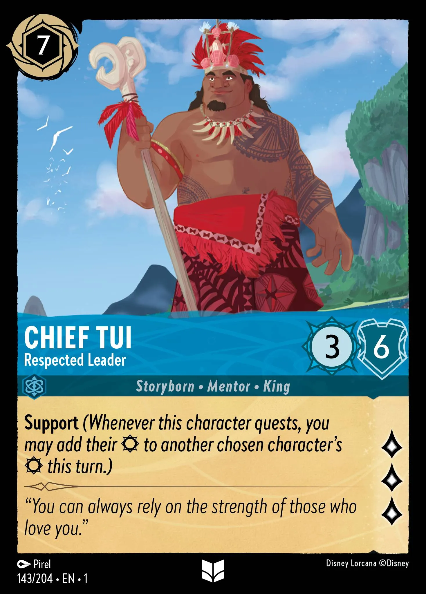 Chief Tui - Respected Leader (001-143)