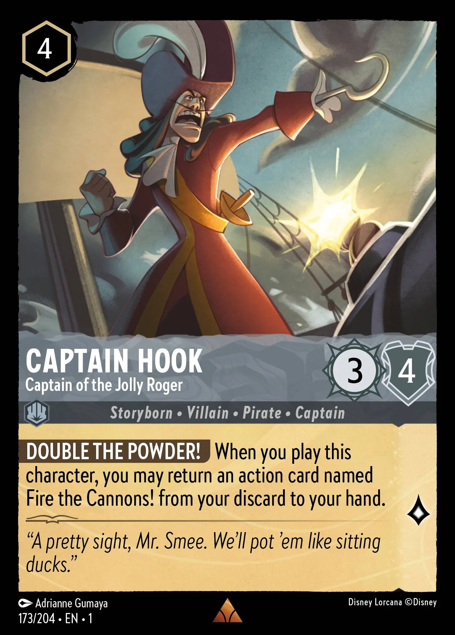 Captain Hook - Captain of the Jolly Roger (001-173)