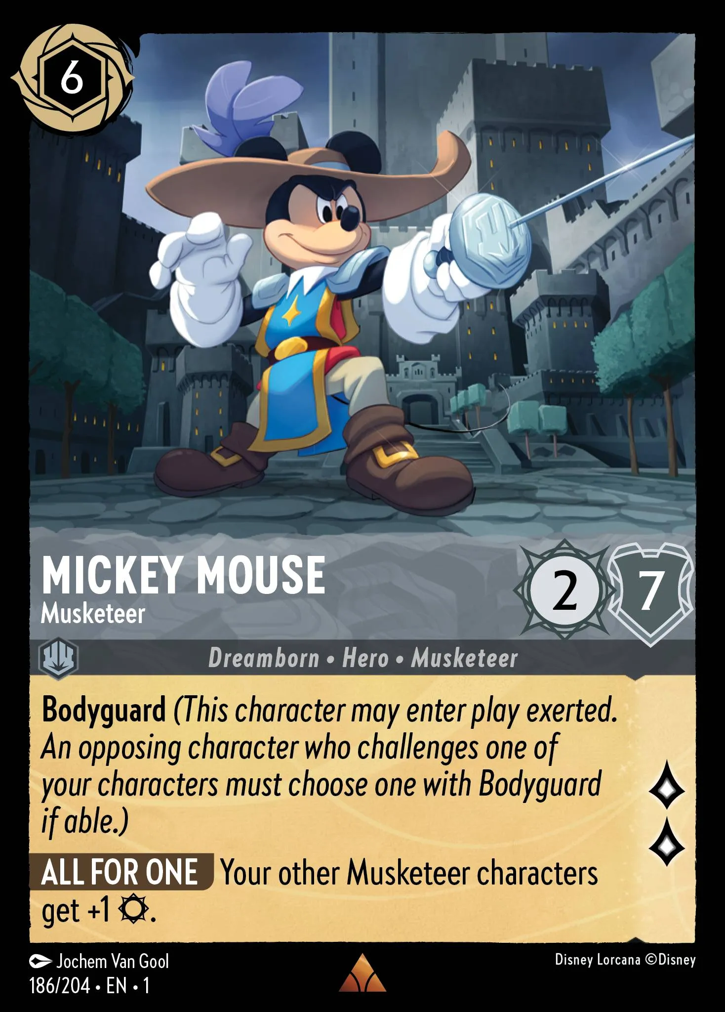 Mickey Mouse - Musketeer (001-186)