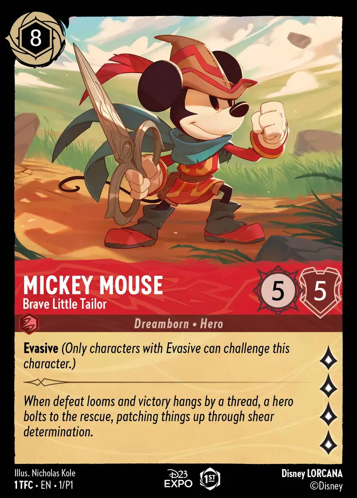 Mickey Mouse - Brave Little Tailor (001-P1-001)