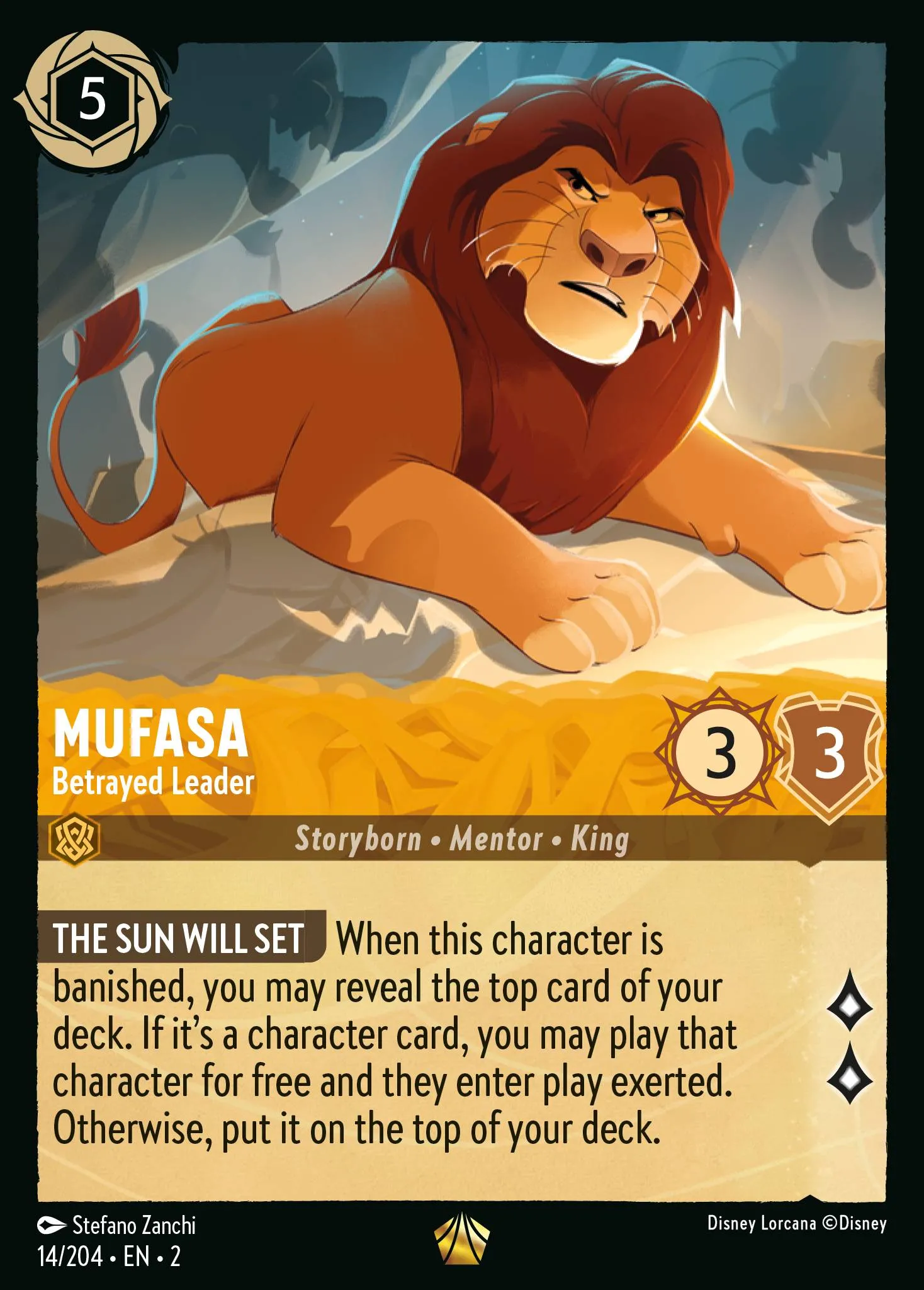 Mufasa - Betrayed Leader (002-014)