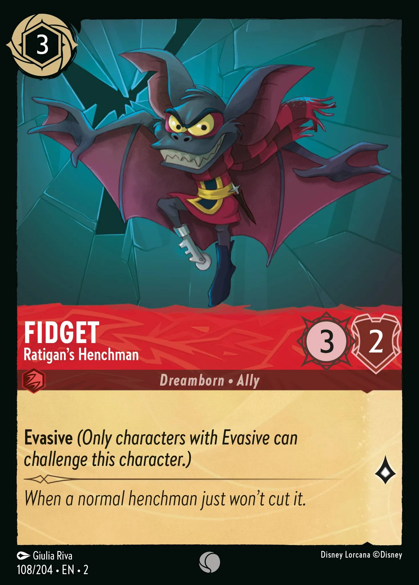 Fidget - Ratigan's Henchman (002-108)