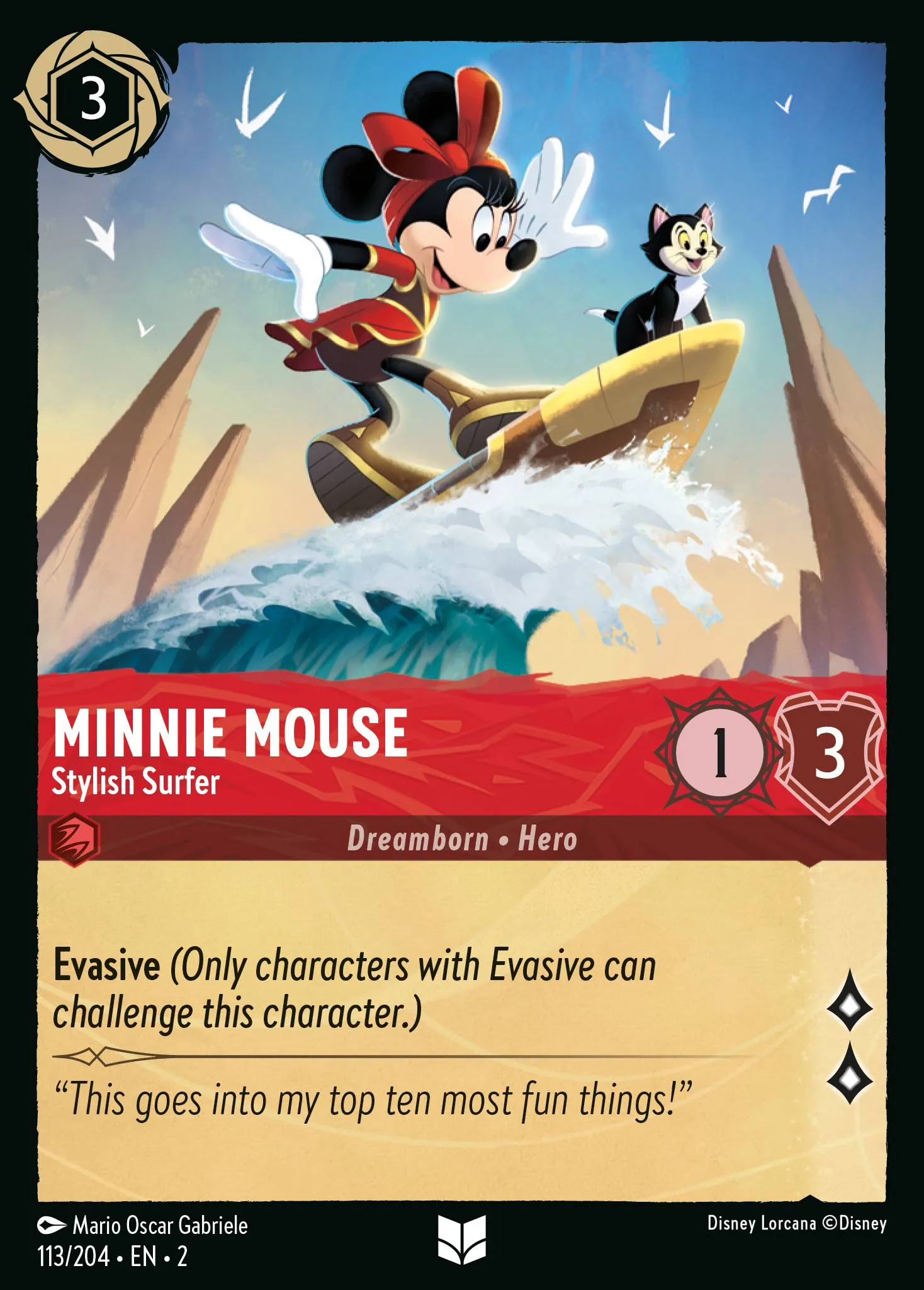 Minnie Mouse - Stylish Surfer (002-113)
