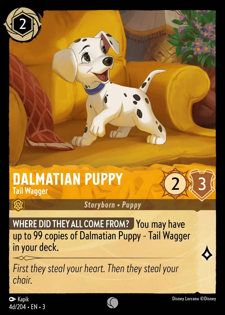 Dalmatian Puppy - Tail Wagger (003-004d)
