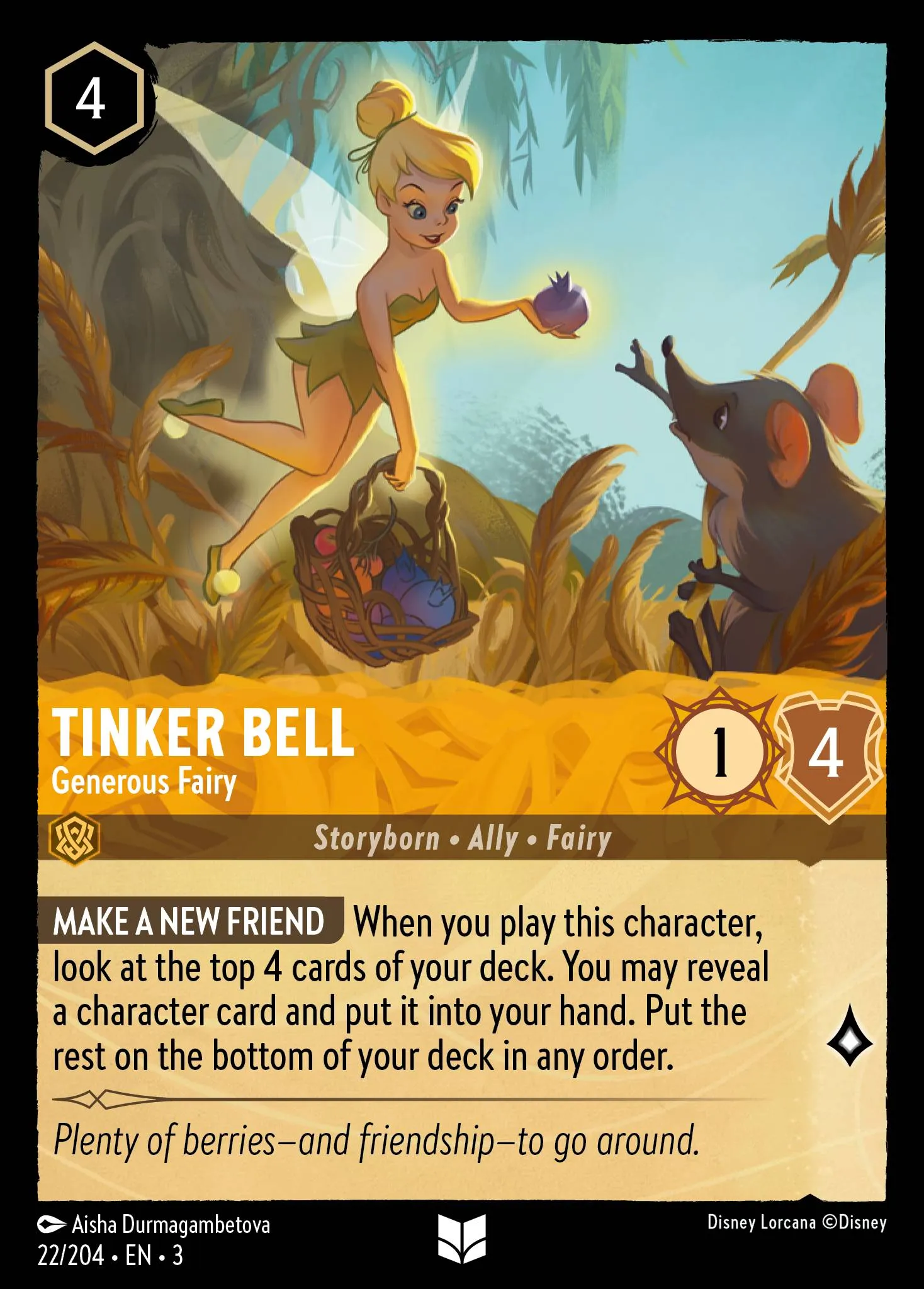 Tinker Bell - Generous Fairy (003-022)