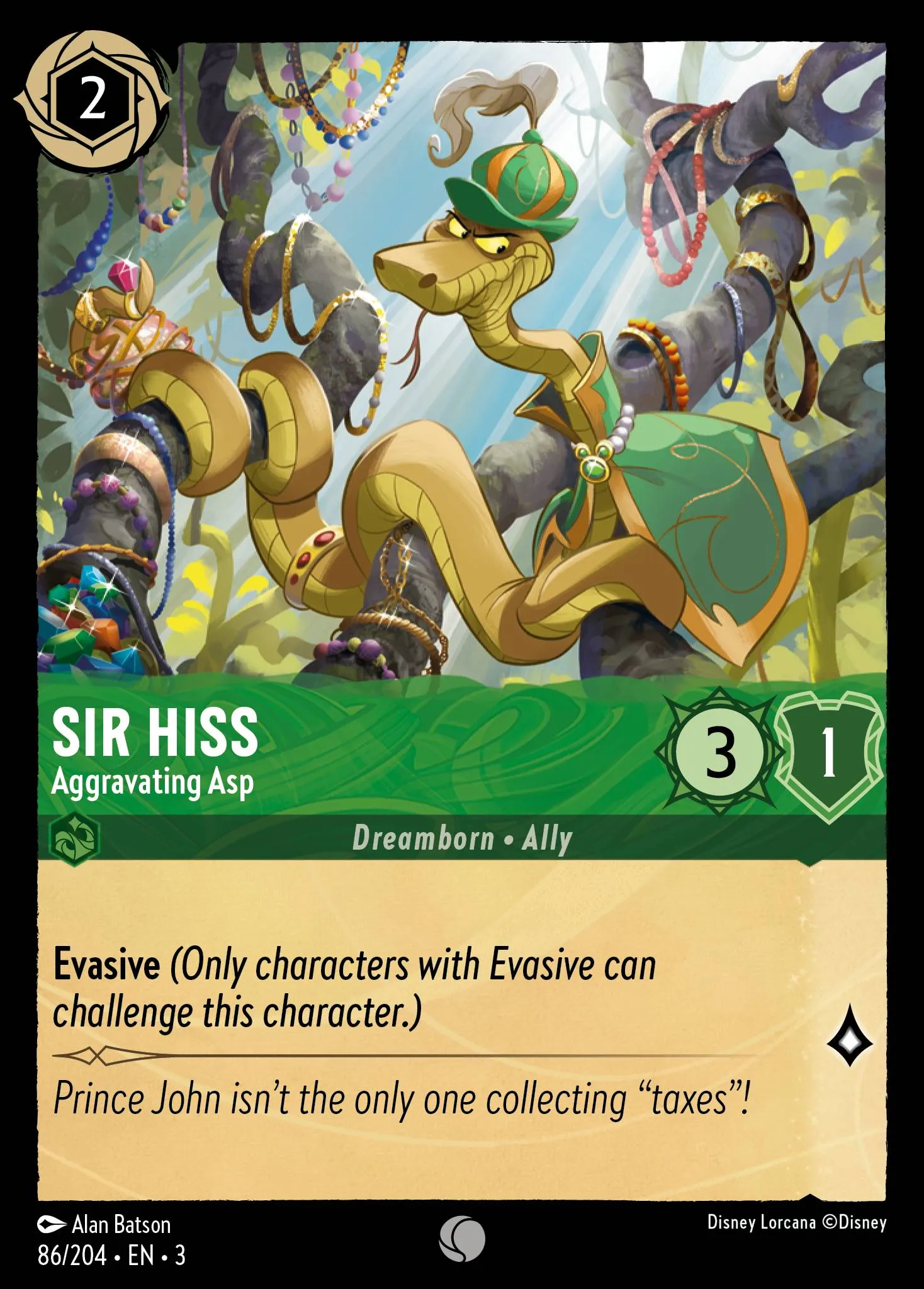 Sir Hiss - Aggravating Asp (003-086)