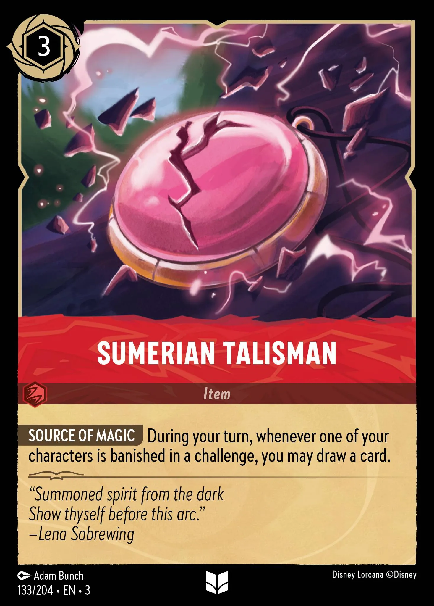 Sumerian Talisman (003-133)