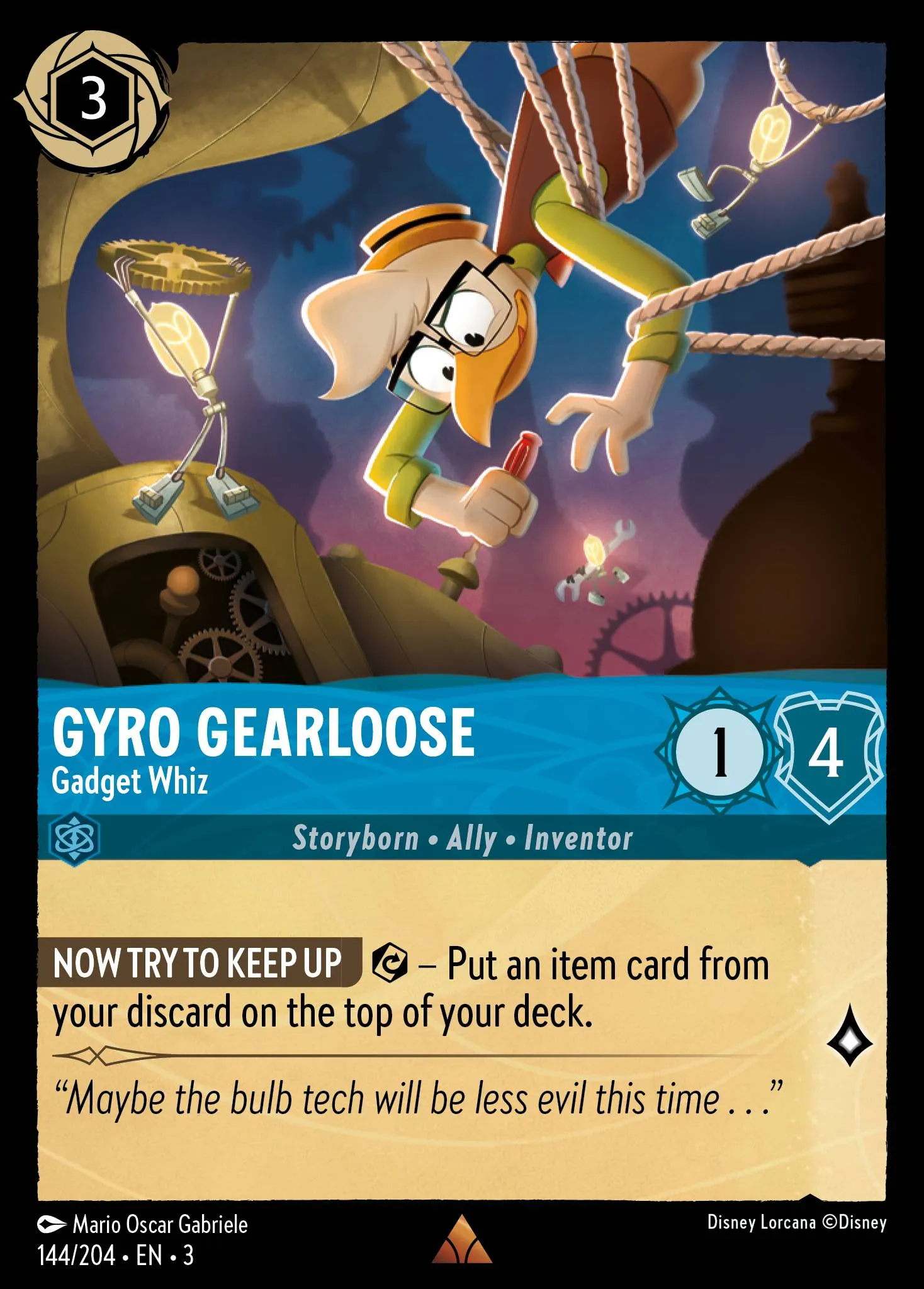 Gyro Gearloose - Gadget Whiz (003-144)