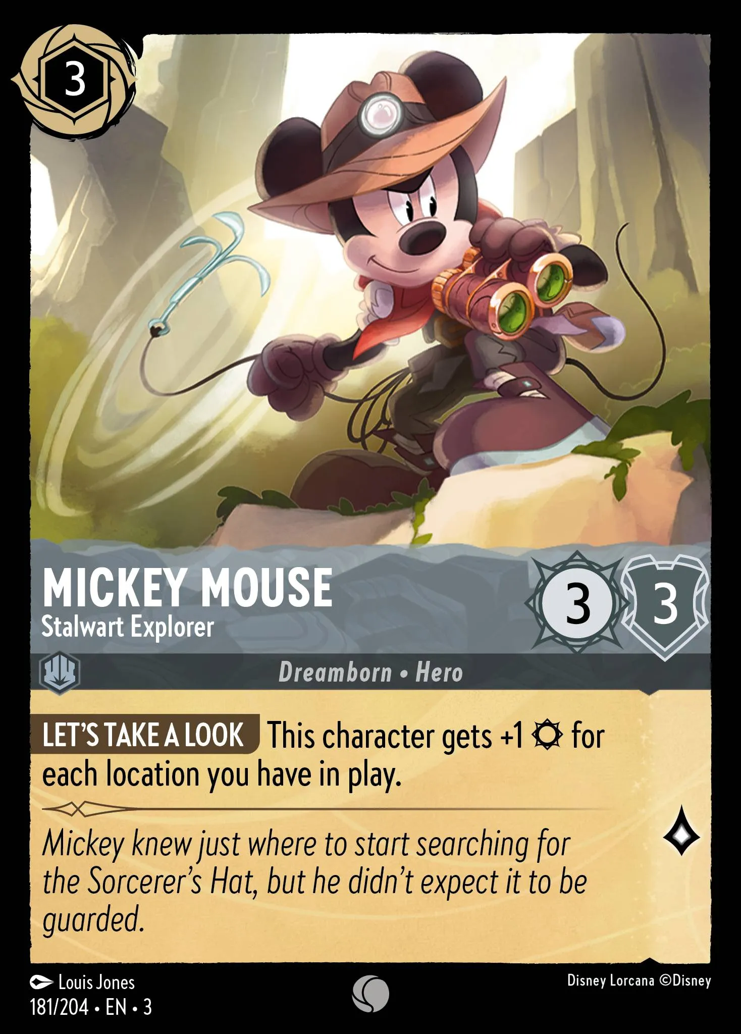 Mickey Mouse - Stalwart Explorer (003-181)