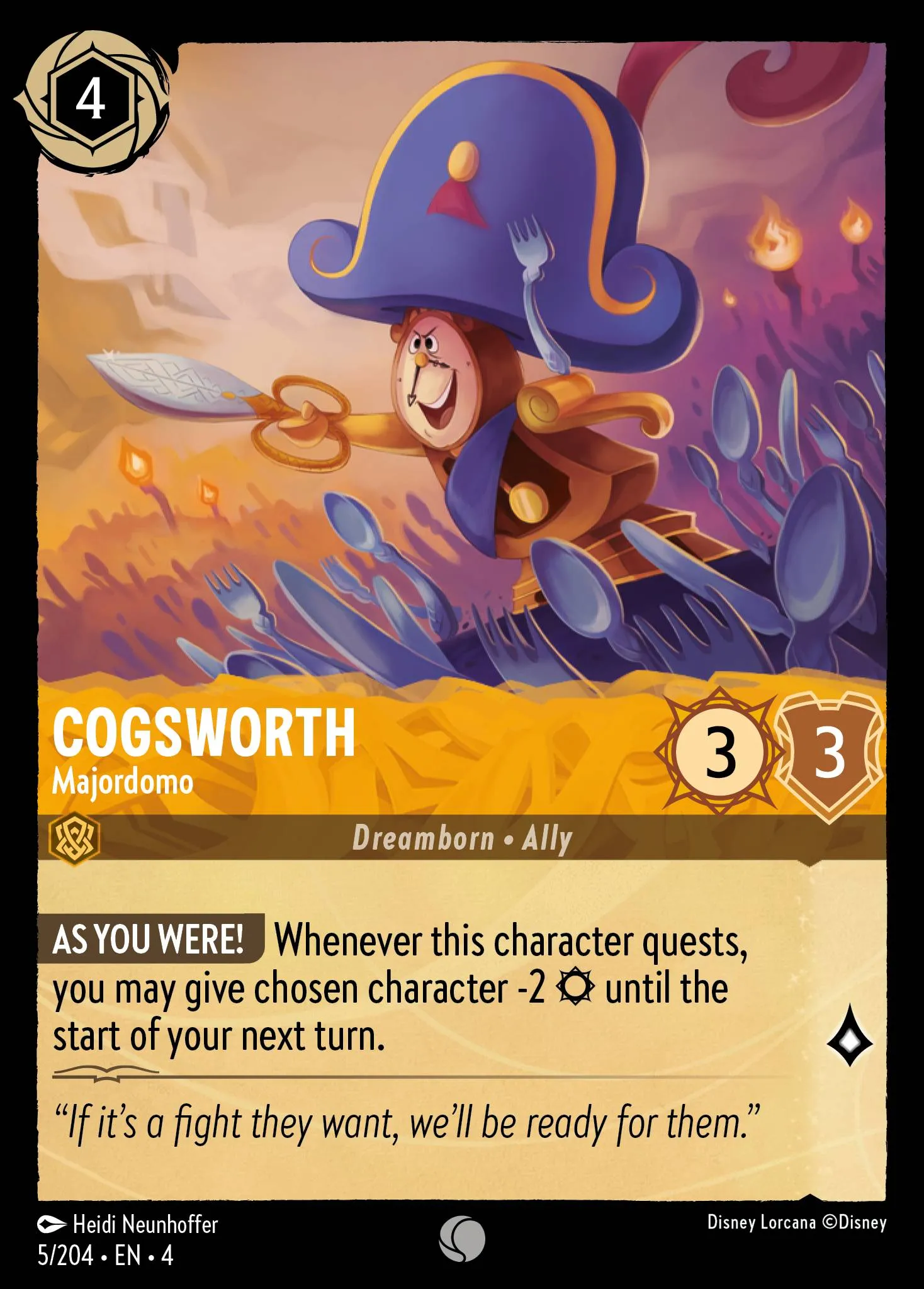 Cogsworth - Majordomo (004-005)