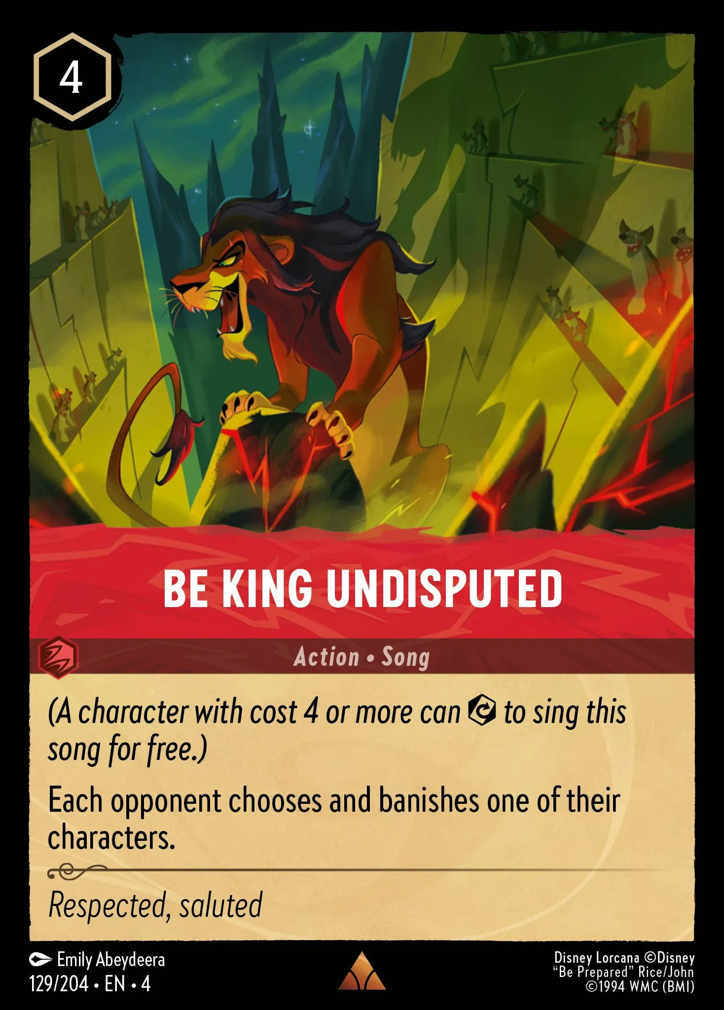 Be King Undisputed (004-129)