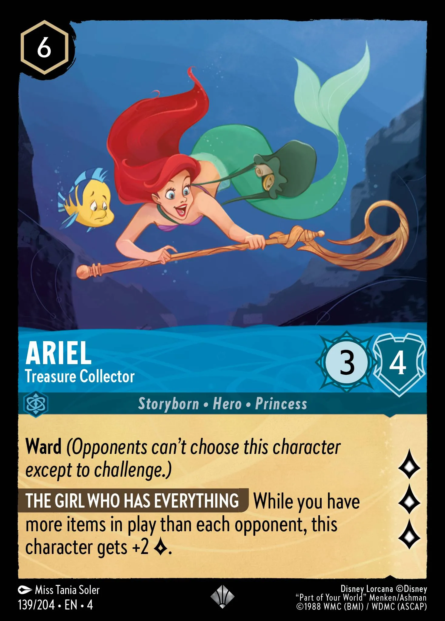 Ariel - Treasure Collector (004-139)