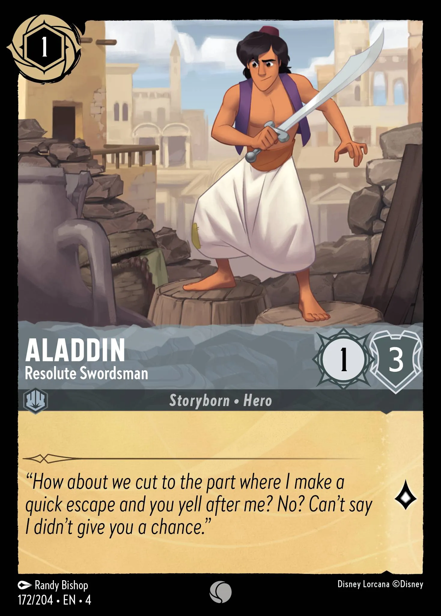 Aladdin - Resolute Swordsman (004-172)
