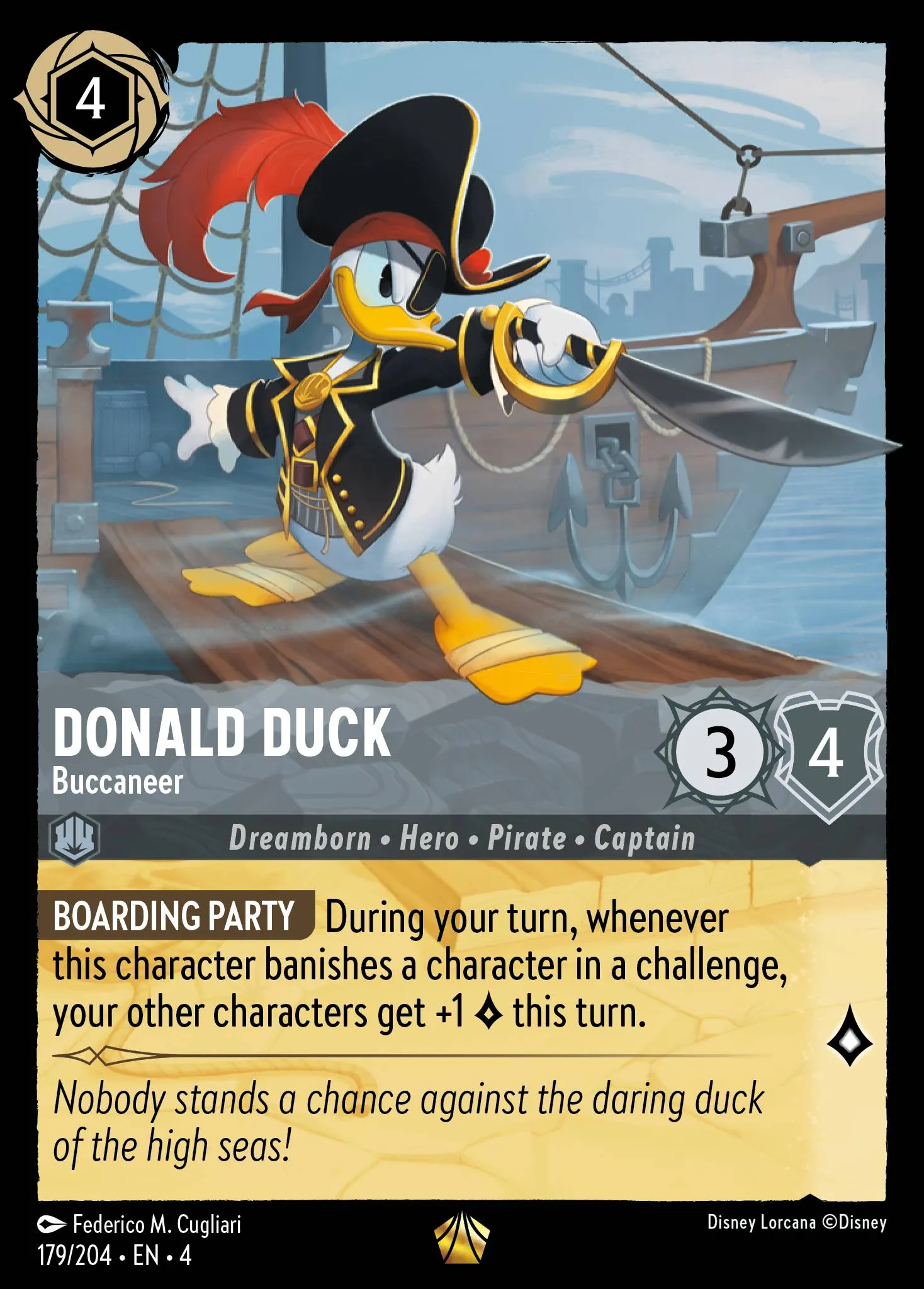 Donald Duck - Buccaneer (004-179)