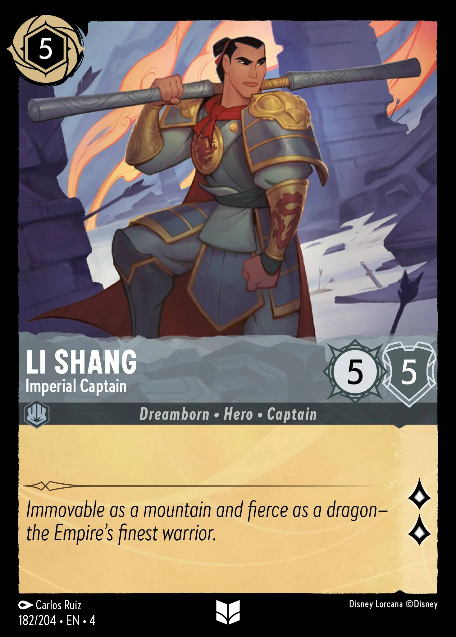 Li Shang - Imperial Captain (004-182)