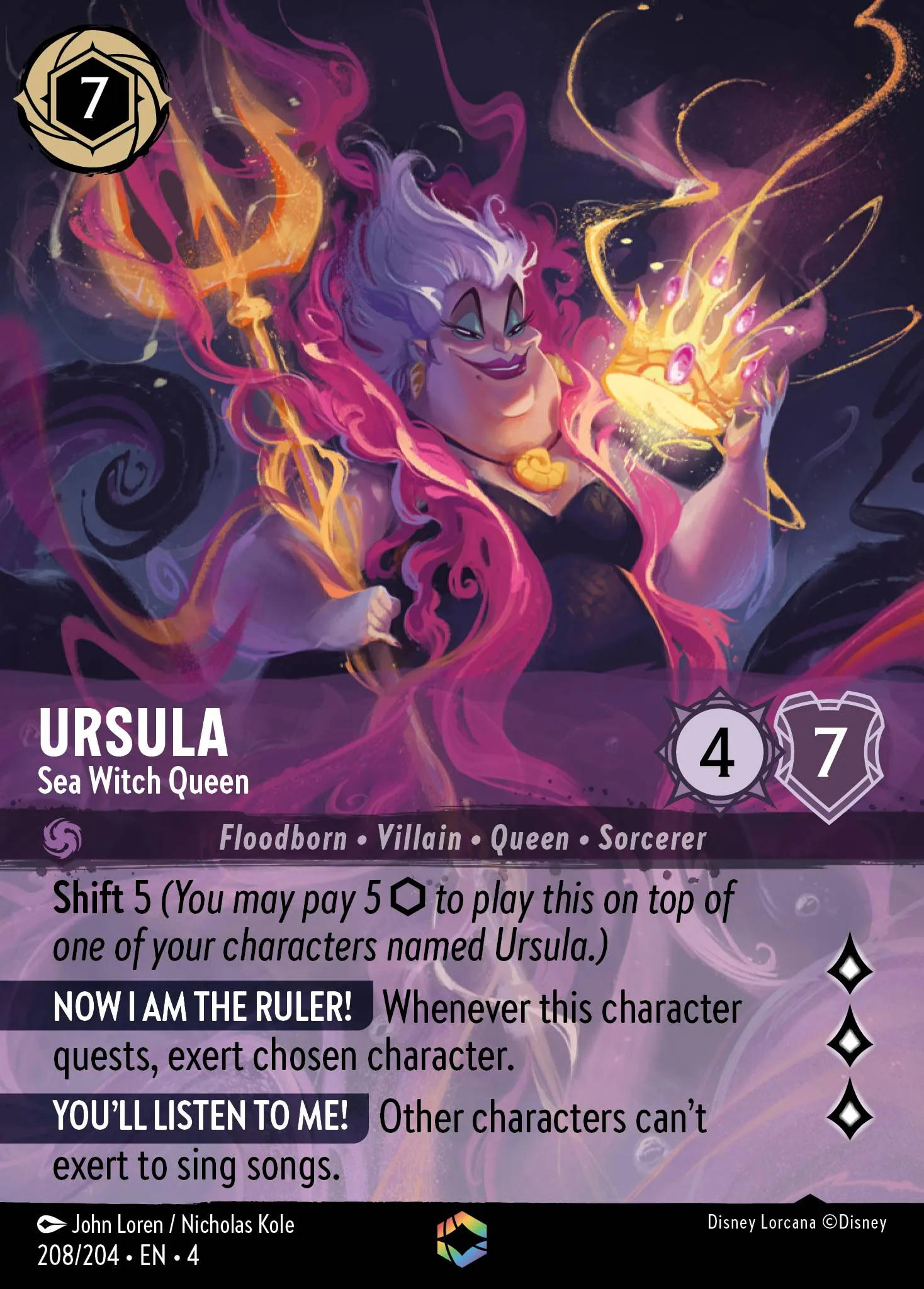Ursula - Sea Witch Queen (004-208)