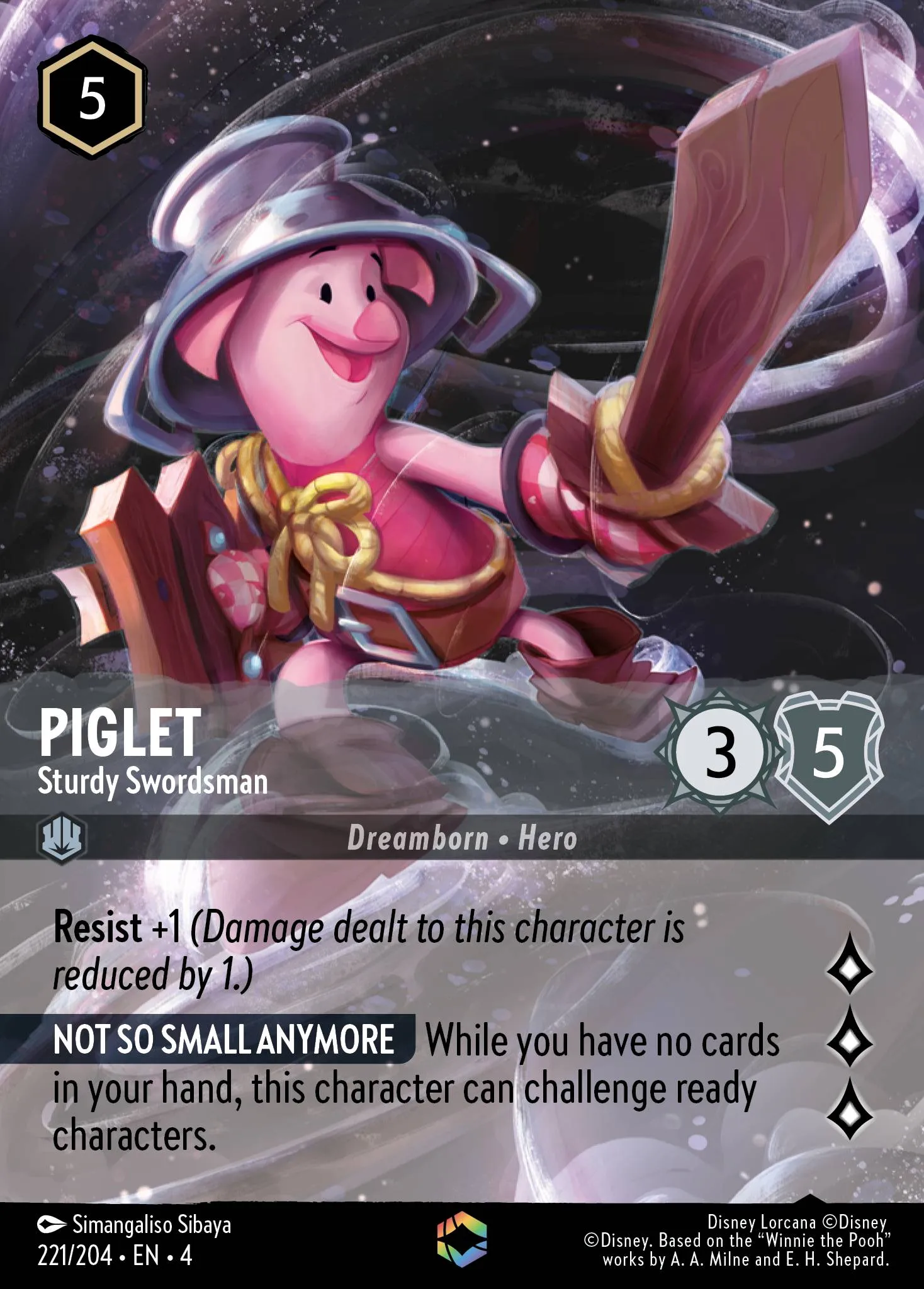 Piglet - Sturdy Swordsman (004-221)