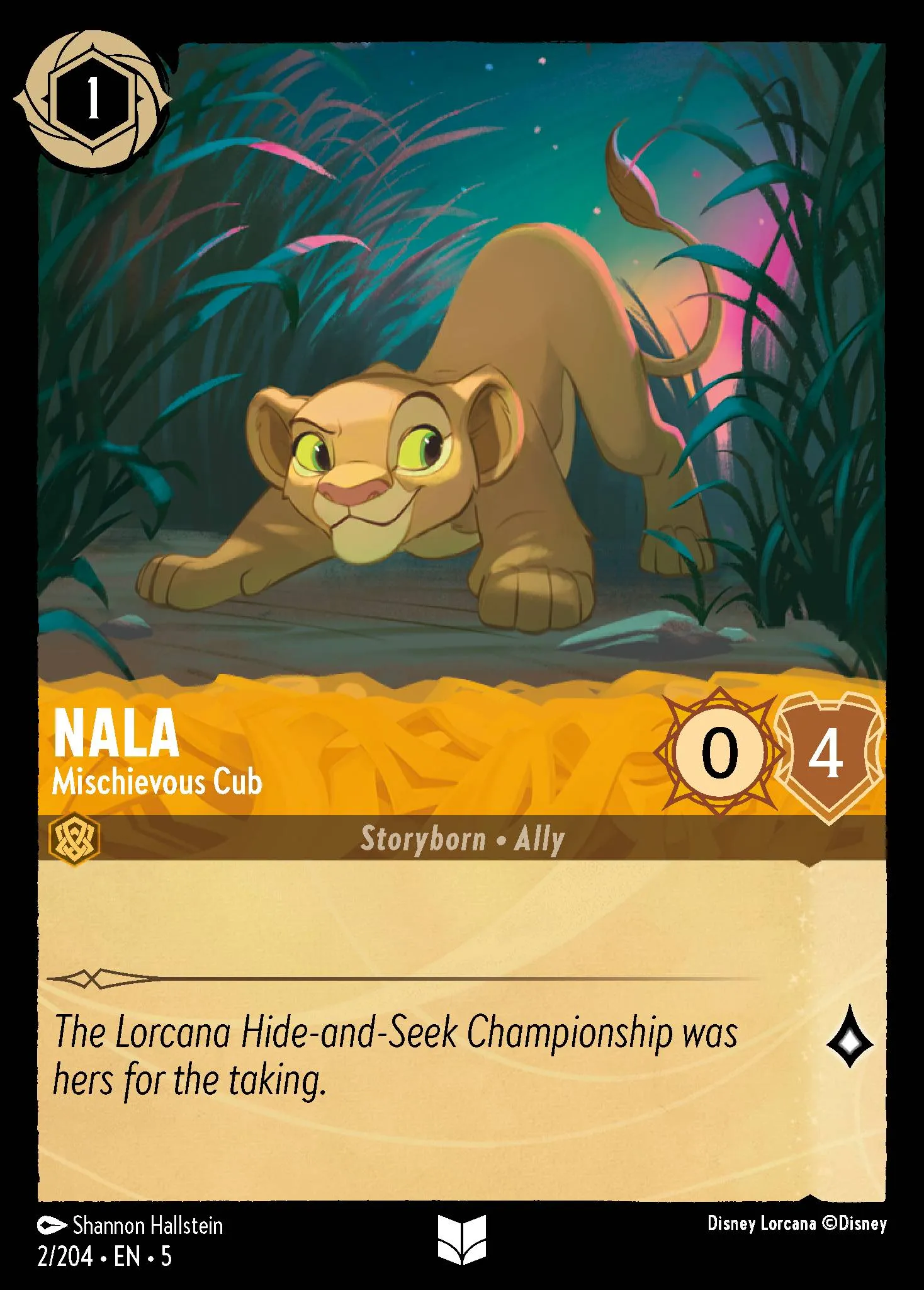 Nala - Mischievous Cub (005-002)