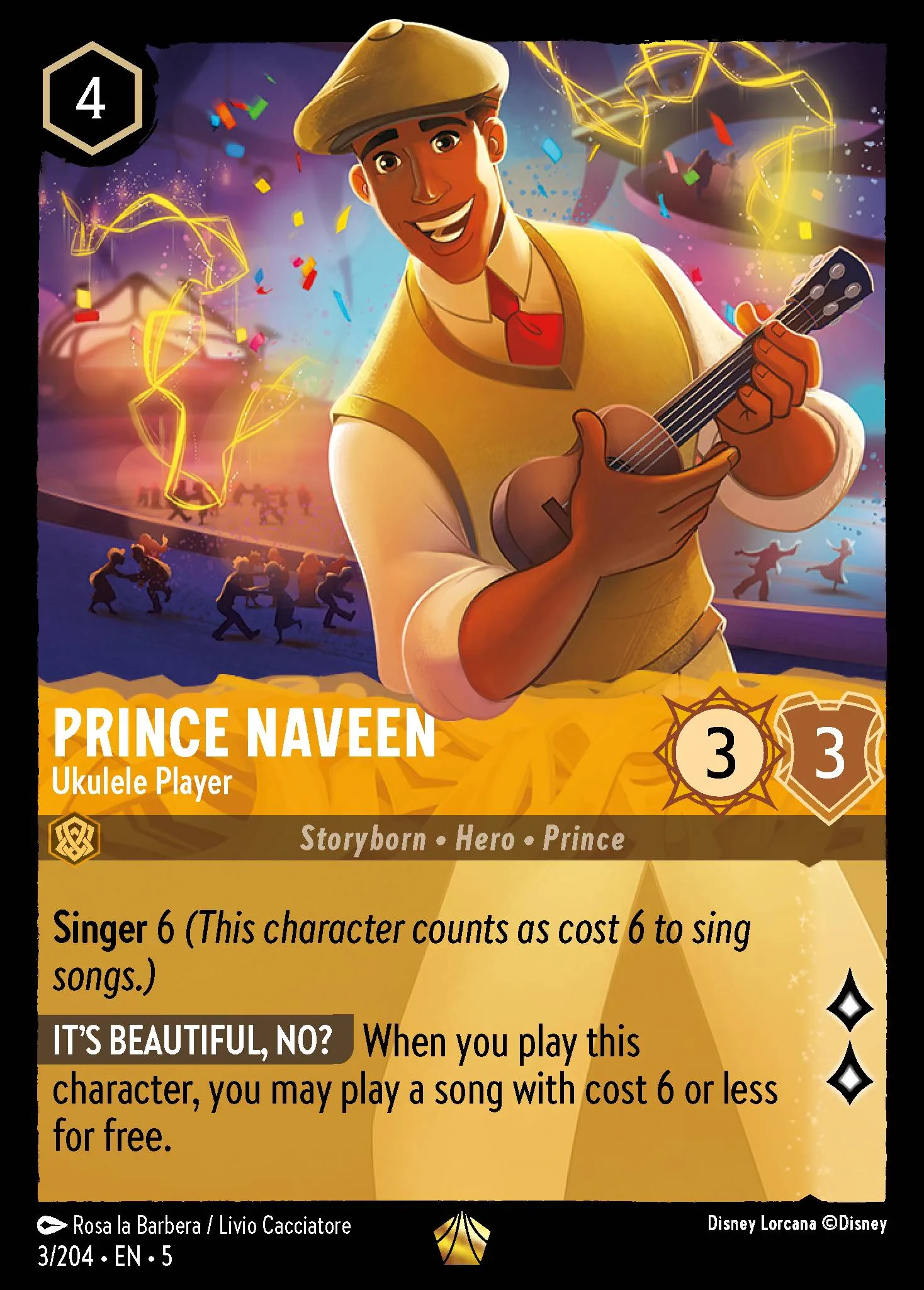 Prince Naveen - Ukulele Player (005-003)