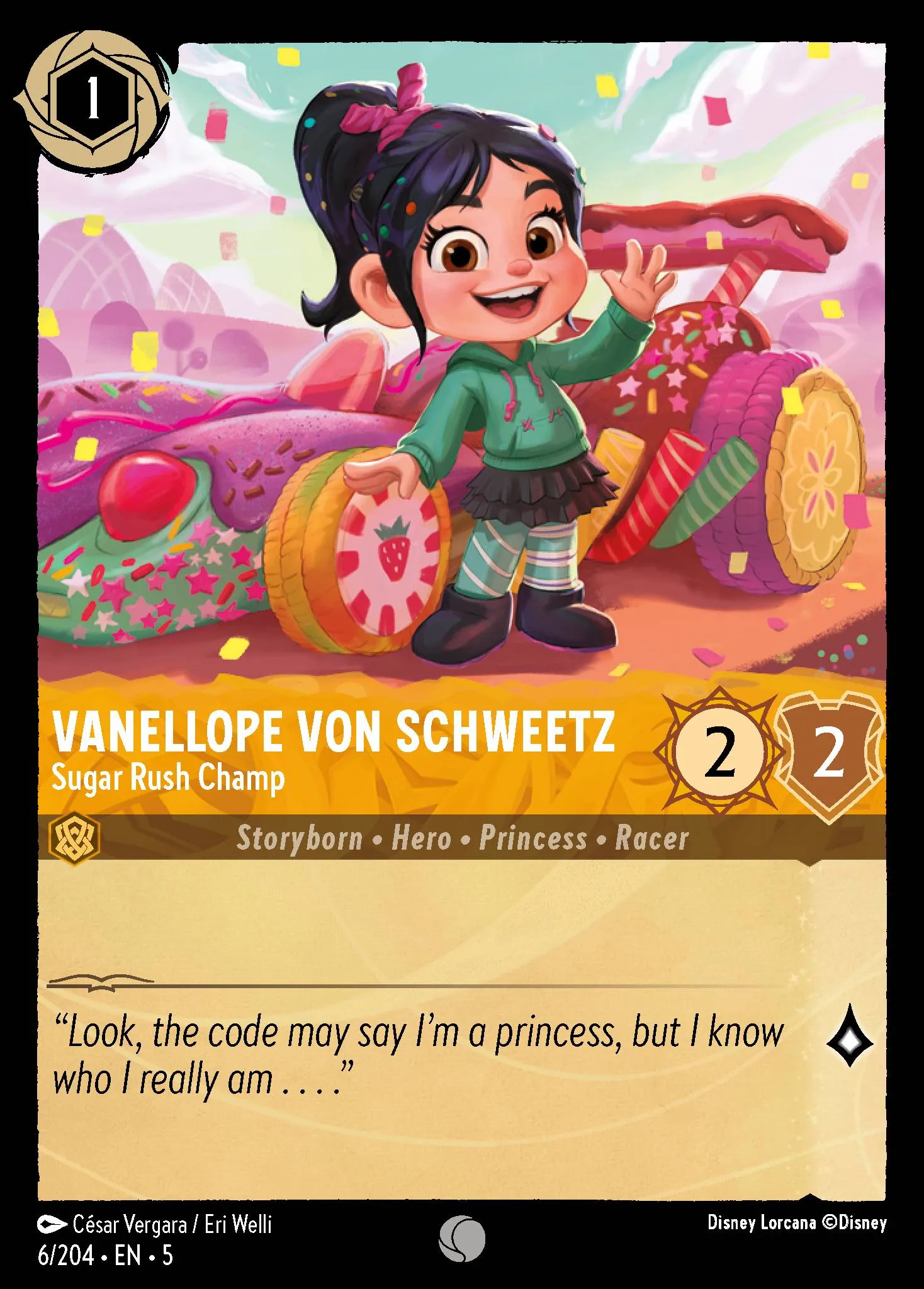 Vanellope von Schweetz - Sugar Rush Champ (005-006)