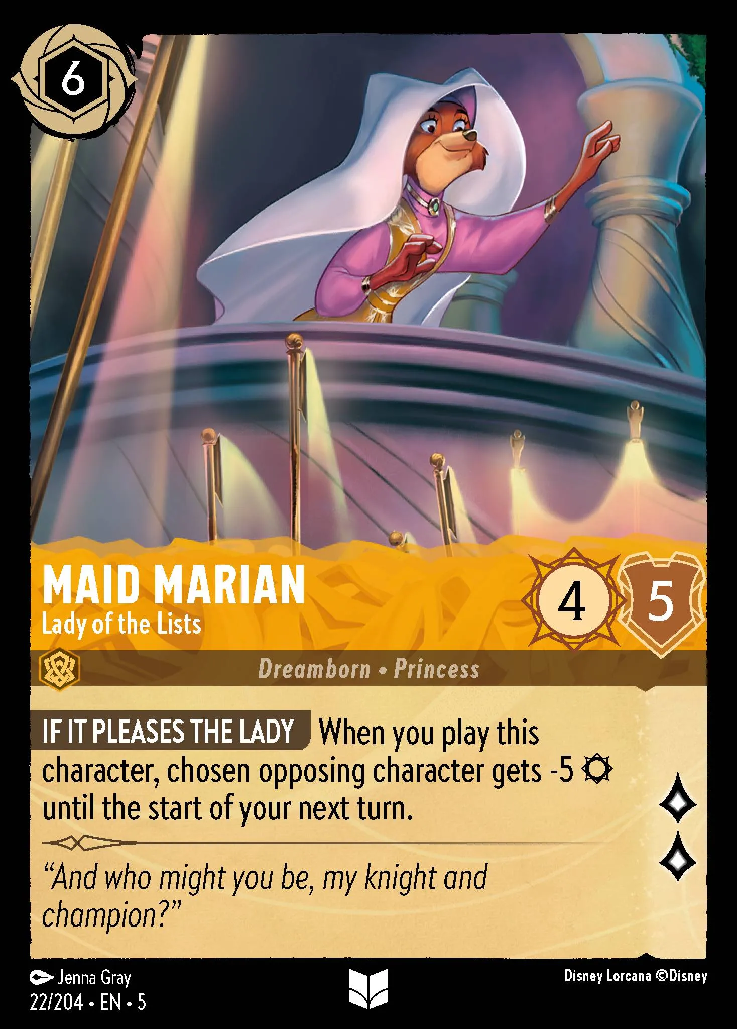 Maid Marian - Lady of the Lists (005-022)