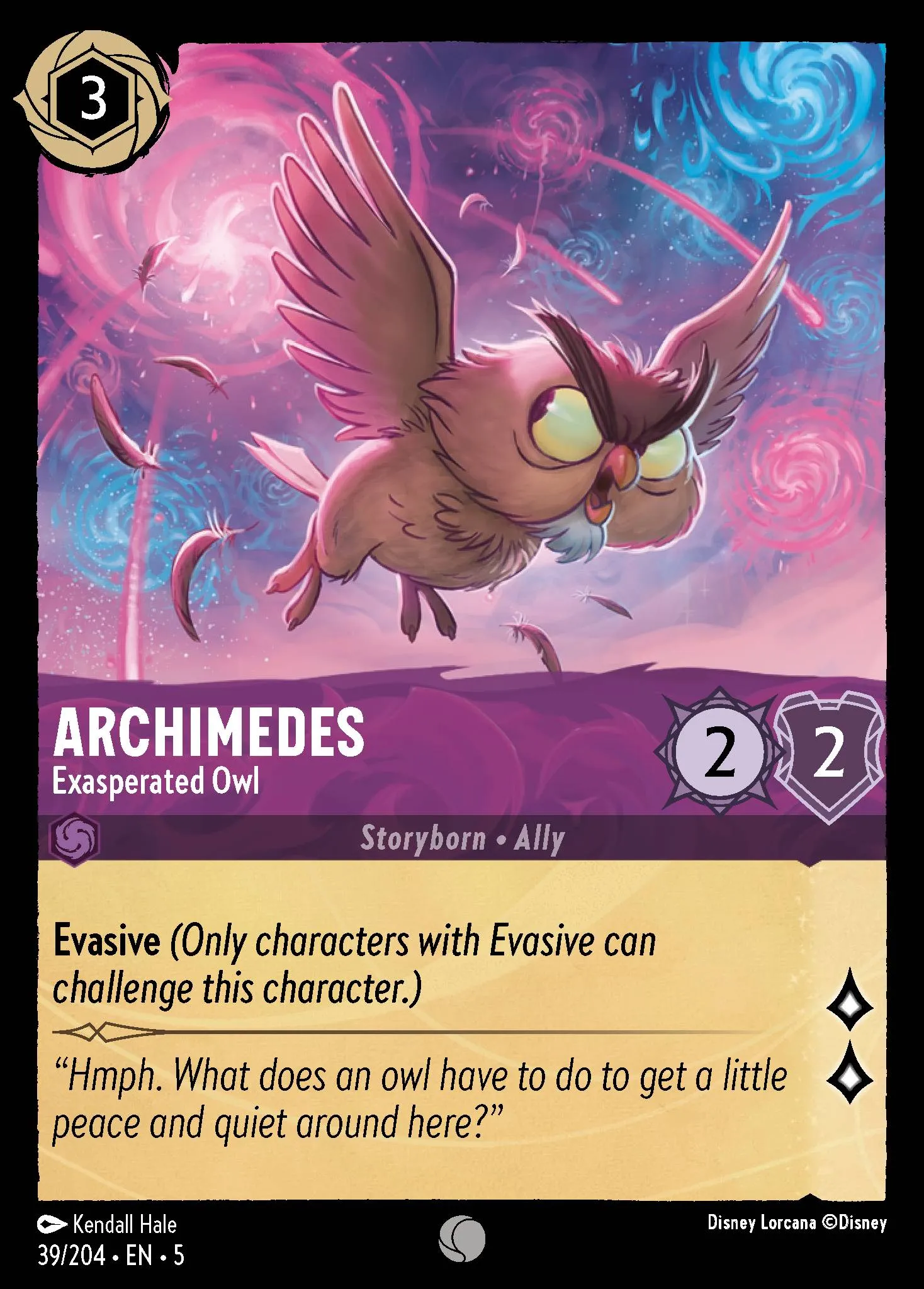 Archimedes - Exasperated Owl (005-039)