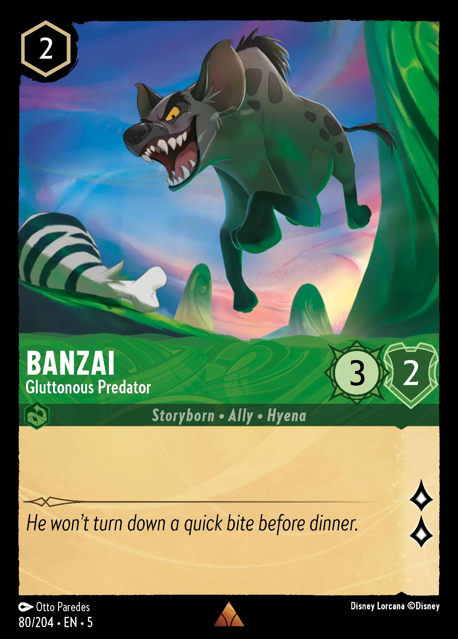 Banzai - Gluttonous Predator (005-080)