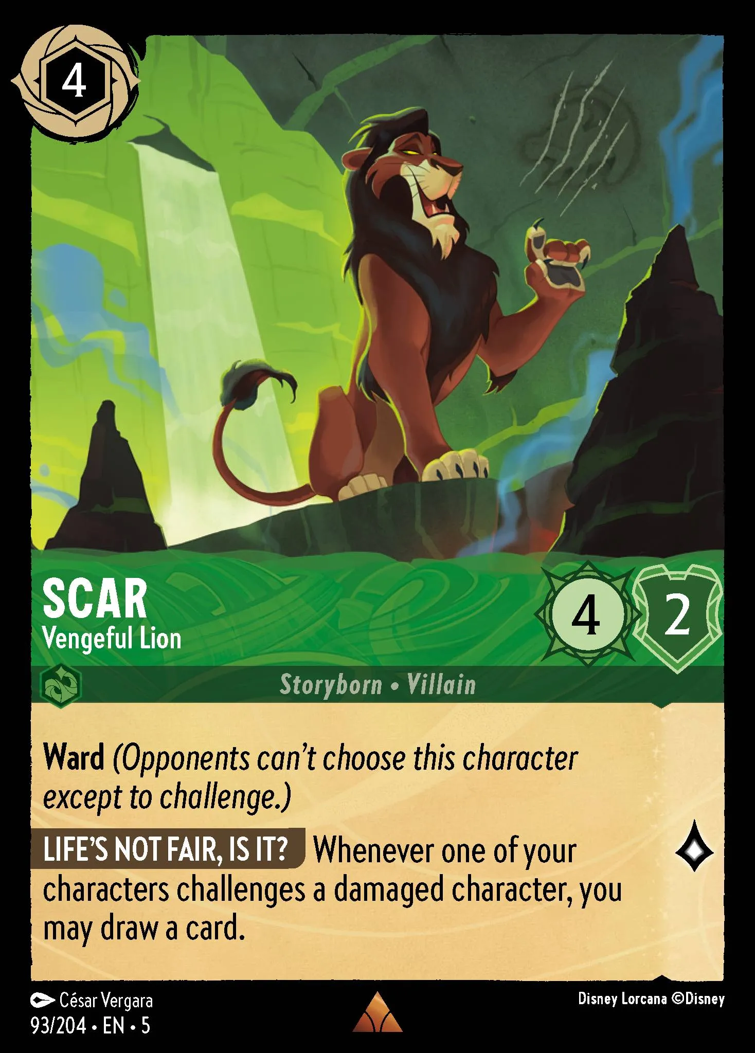 Scar - Vengeful Lion (005-093)