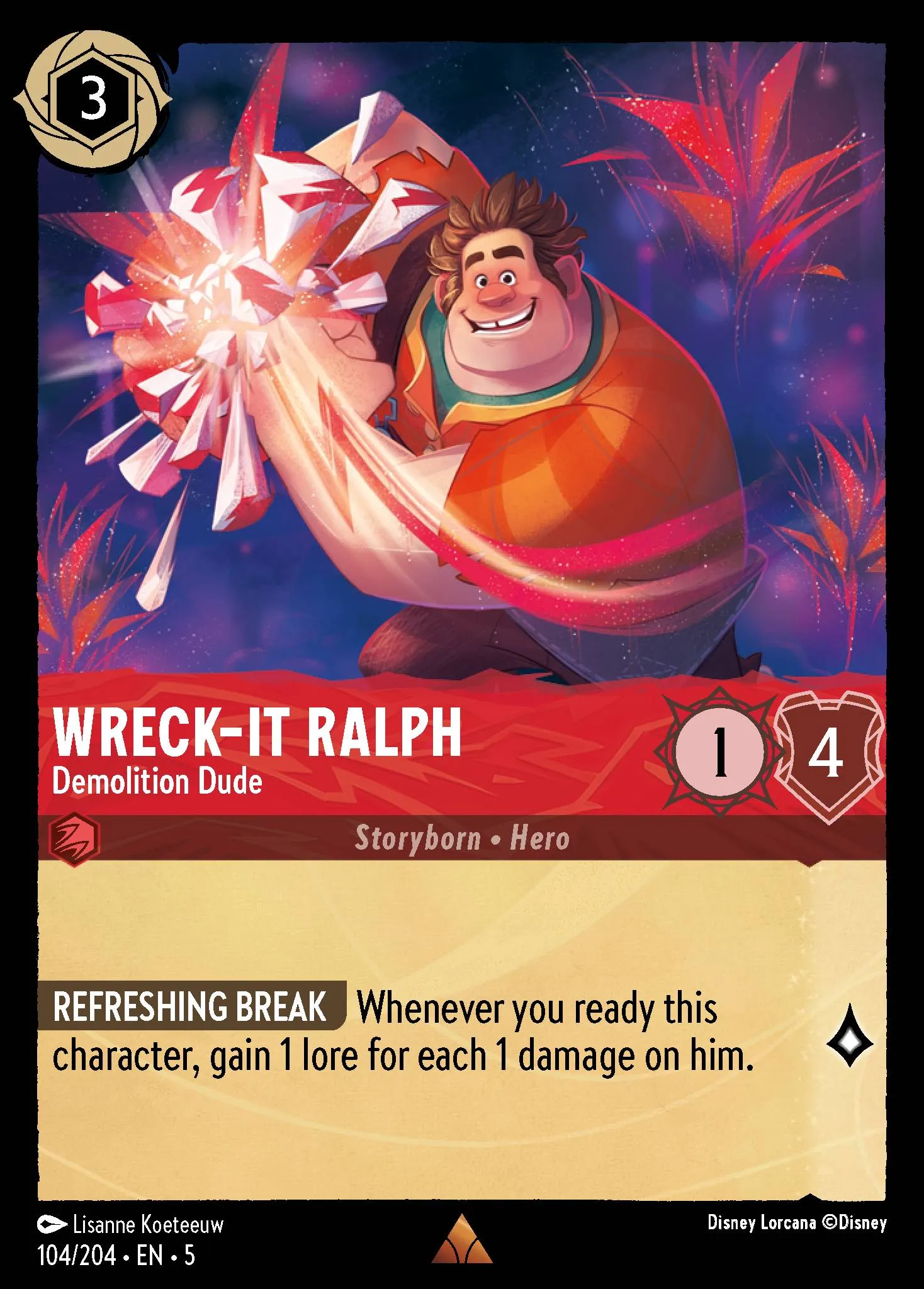Wreck-It Ralph - Demolition Dude (005-104)