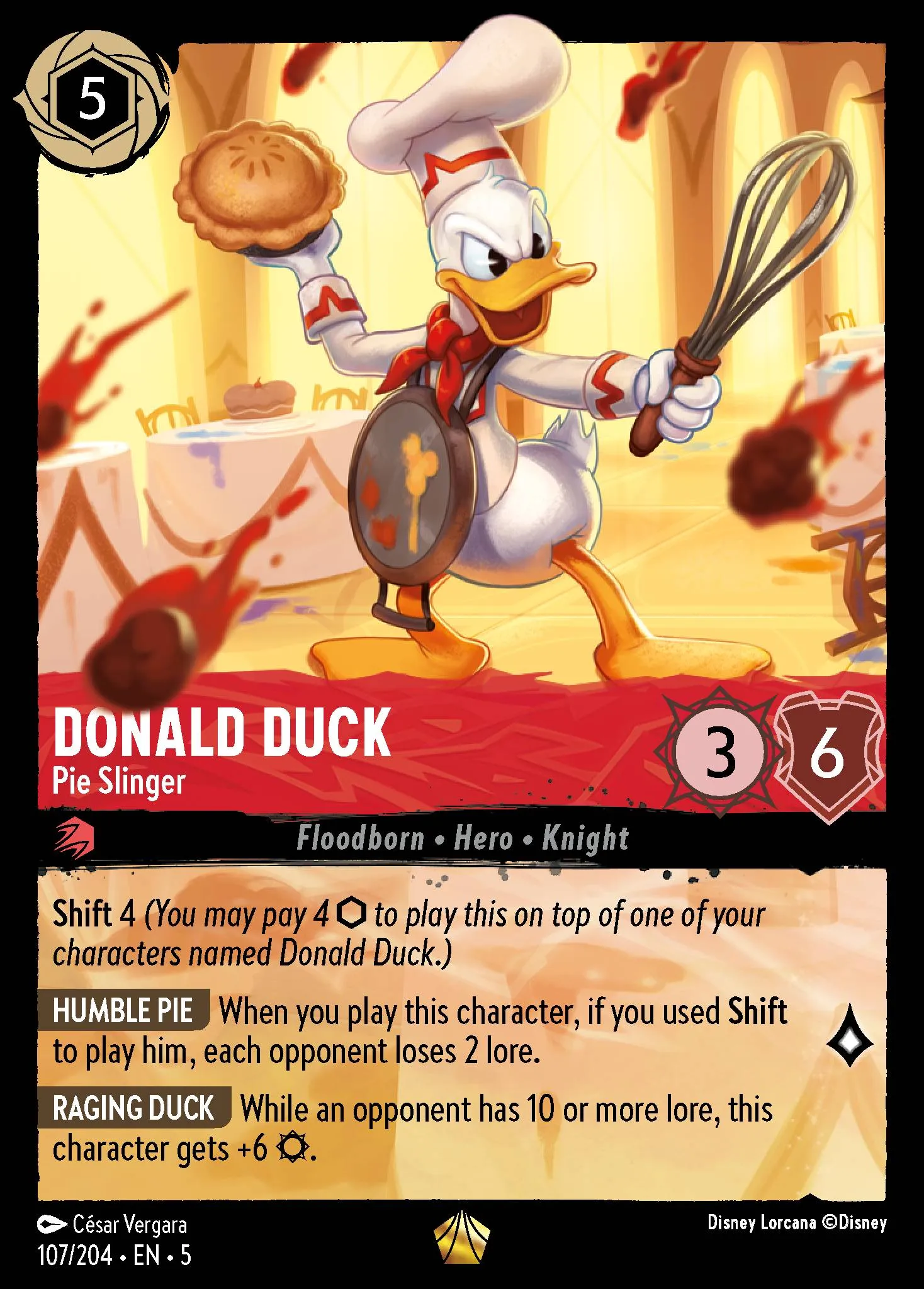 Donald Duck - Pie Slinger (005-107)