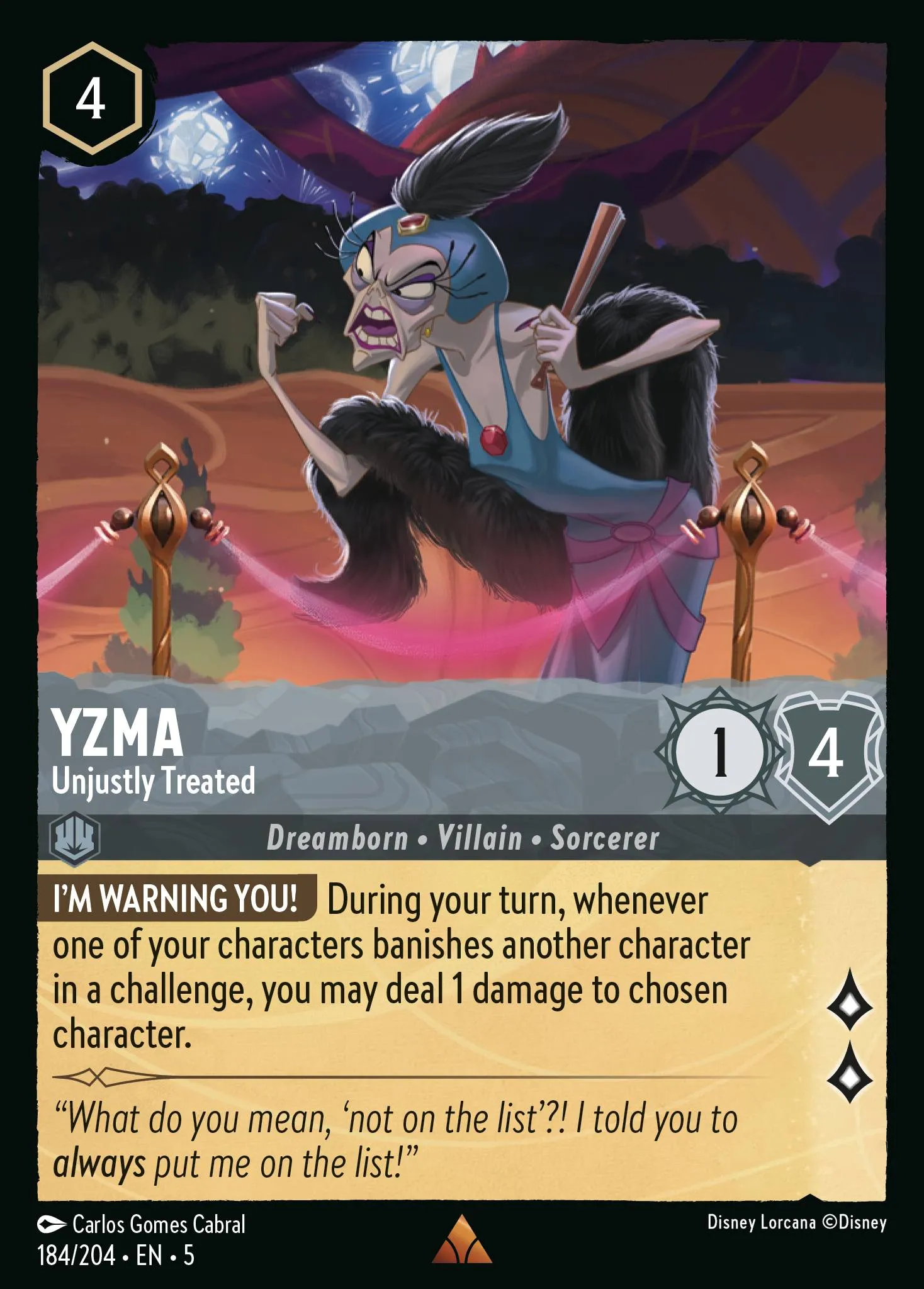 Yzma - Unjustly Treated (005-184)