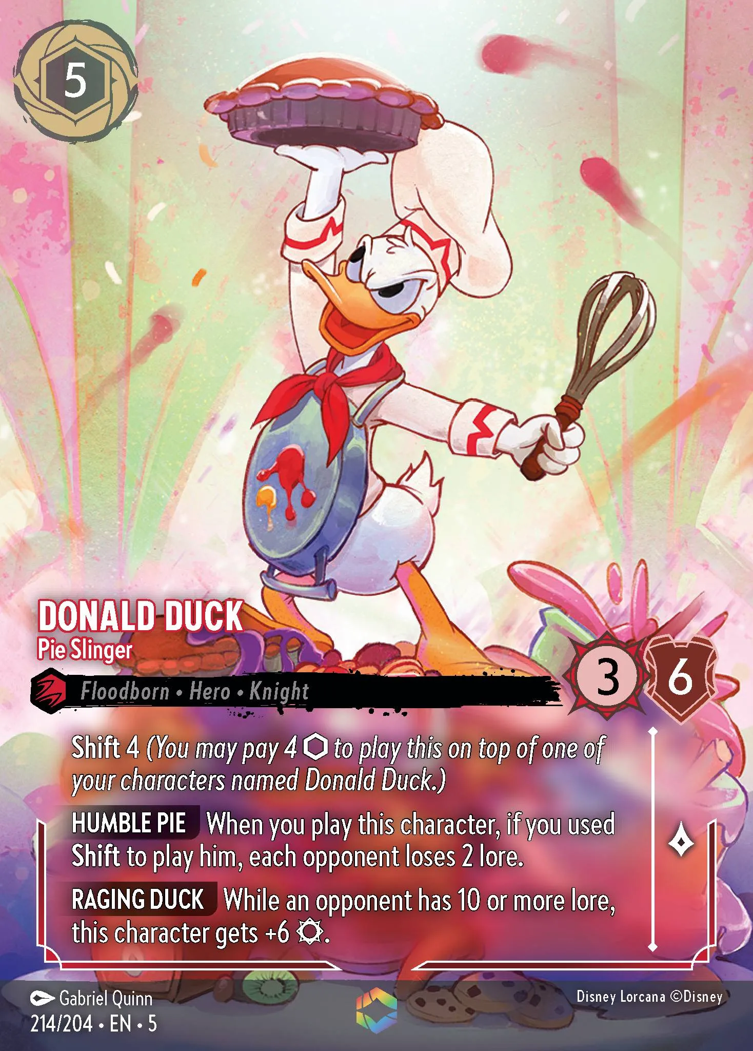 Donald Duck - Pie Slinger (005-214)