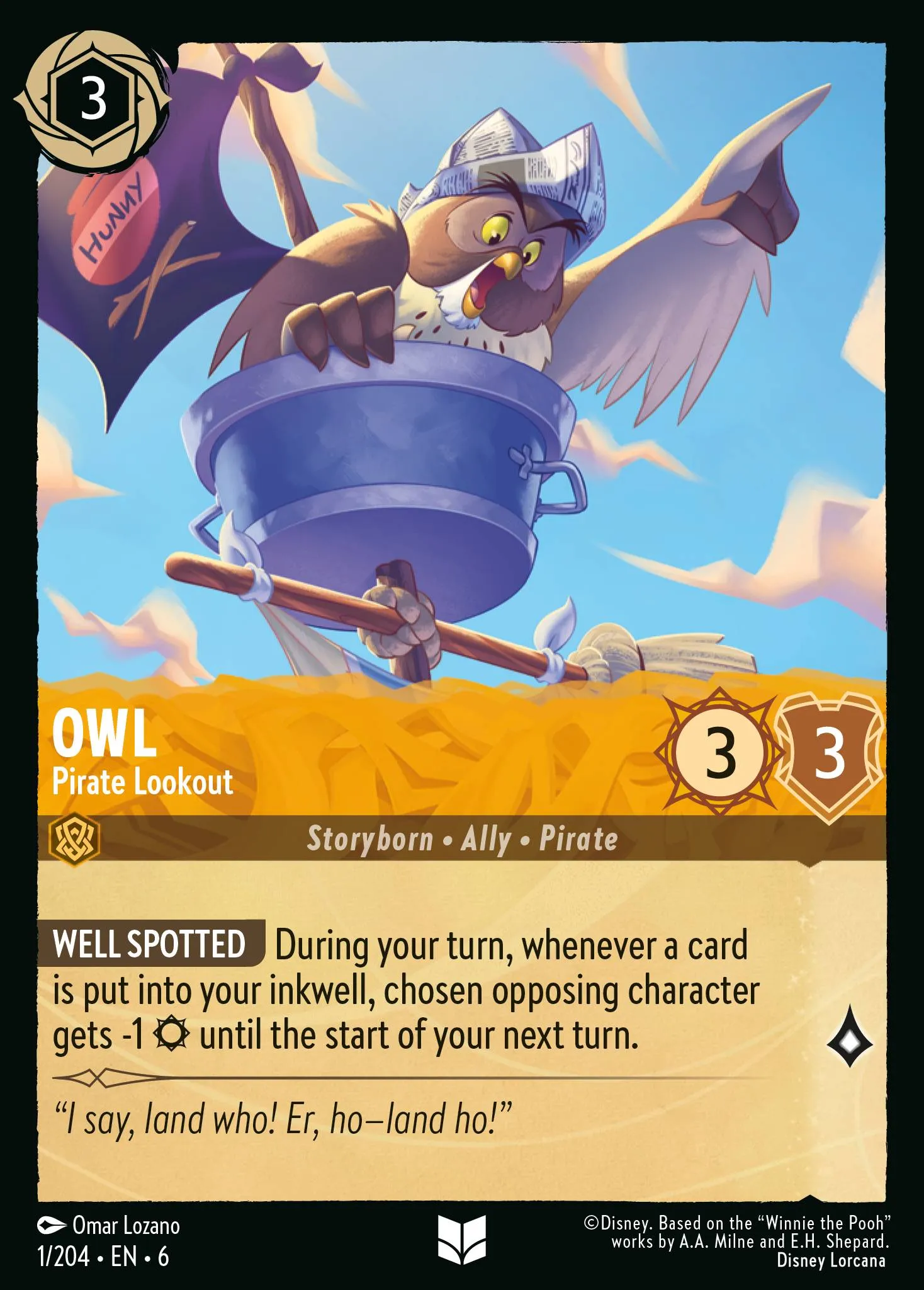 Owl - Pirate Lookout (006-001)