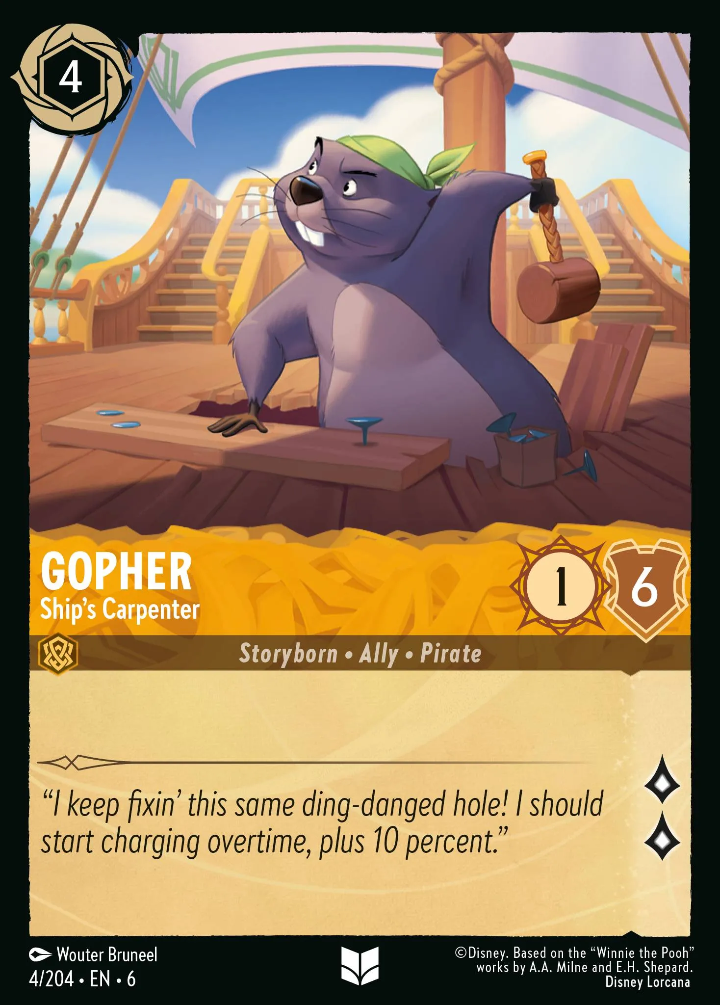 Gopher - Ship's Carpenter (006-004)