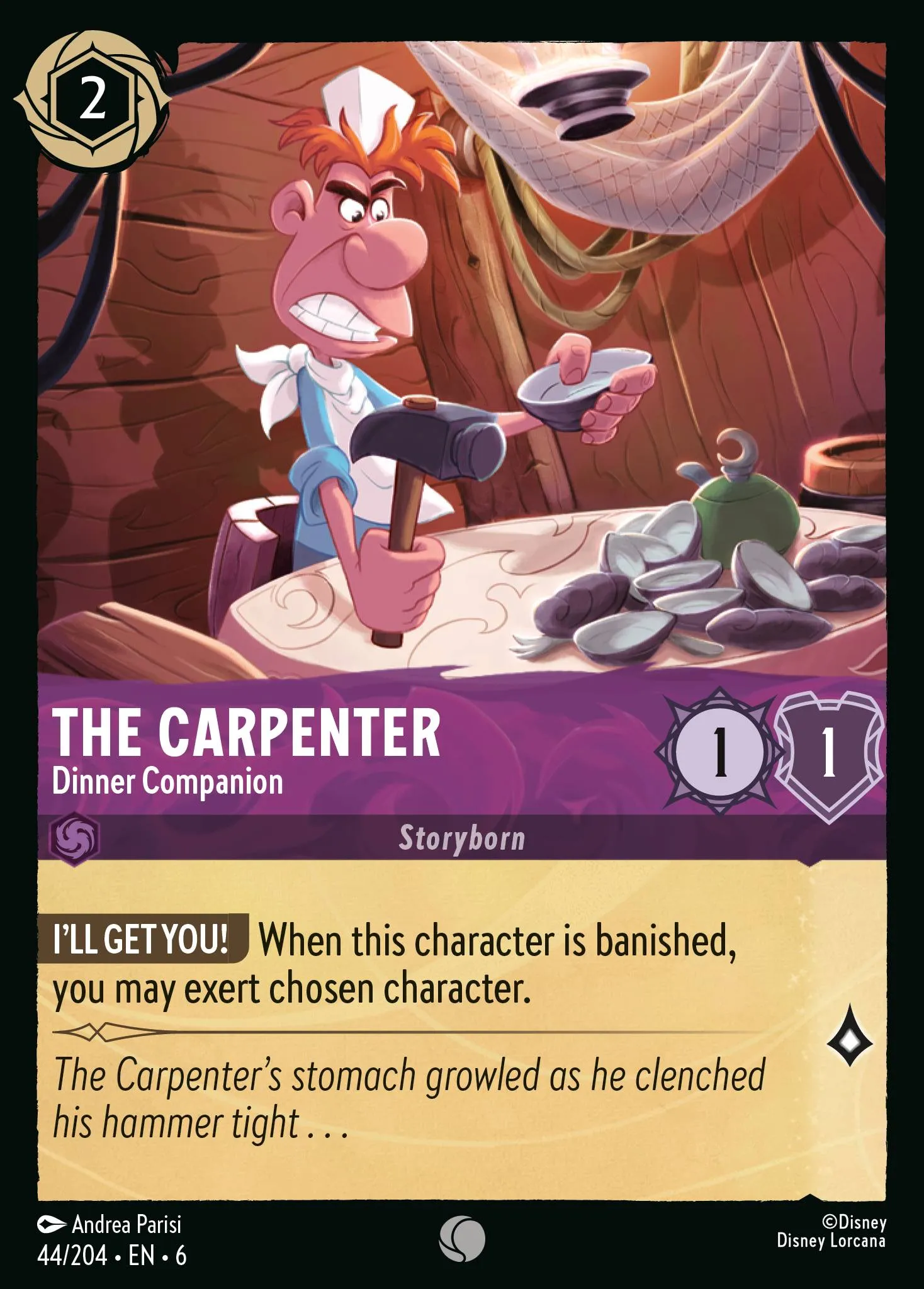 The Carpenter - Dinner Companion (006-044)