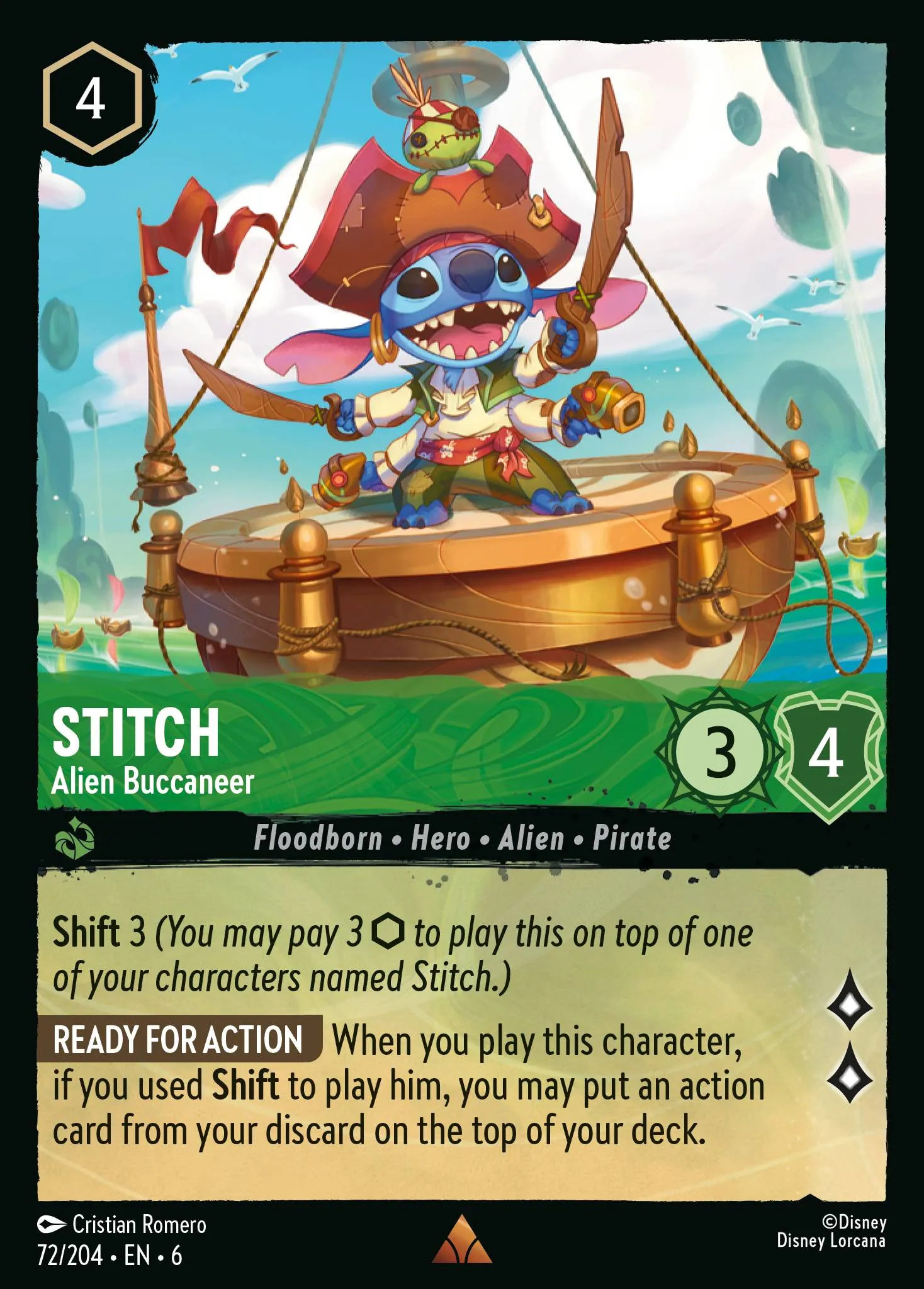 Stitch - Alien Buccaneer (006-072)