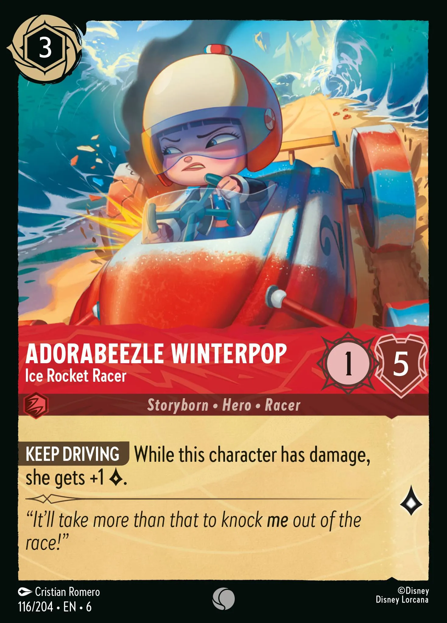 Adorabeezle Winterpop - Ice Rocket Racer (006-116)