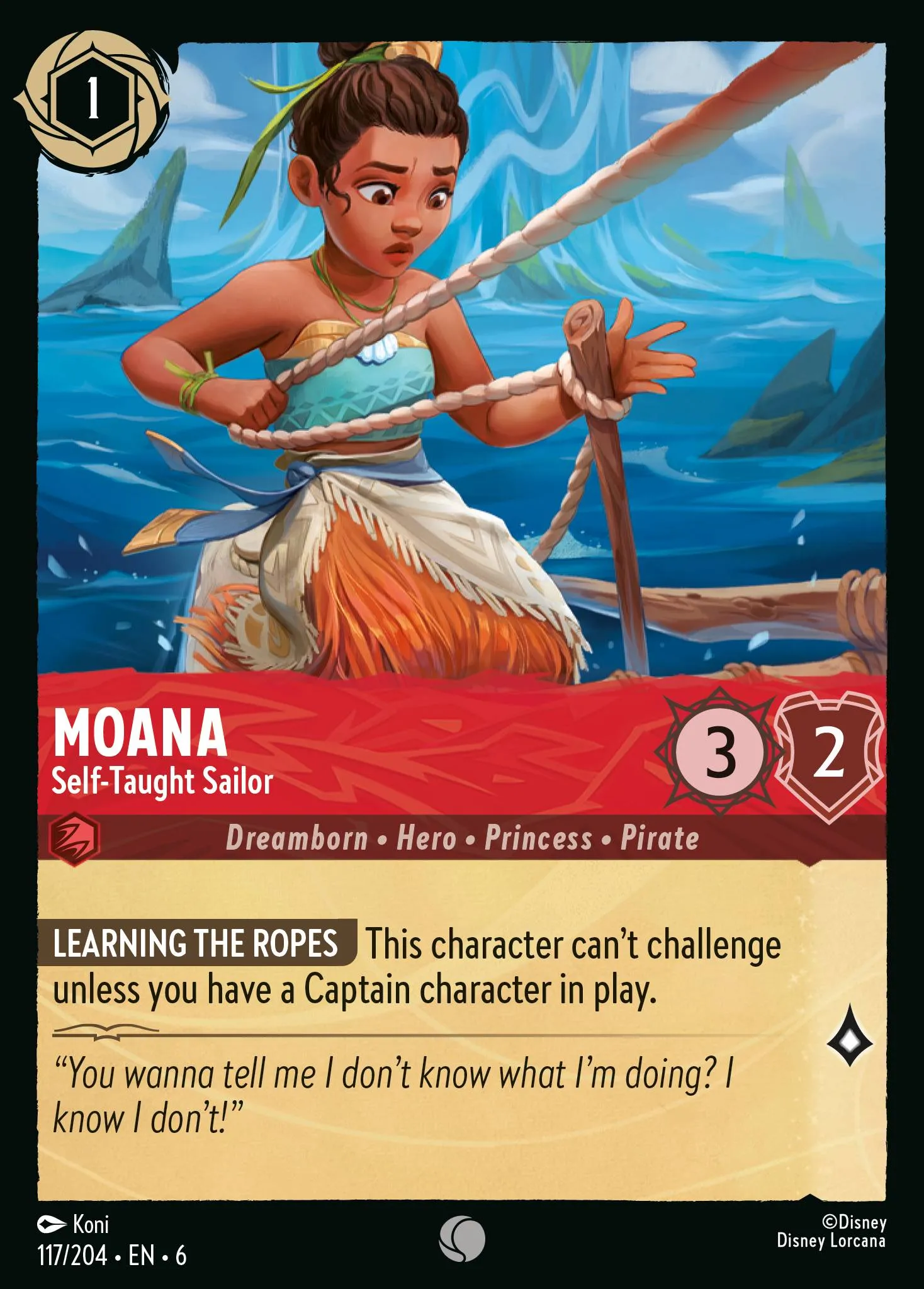 Moana - Self-Taught Sailor (006-117)