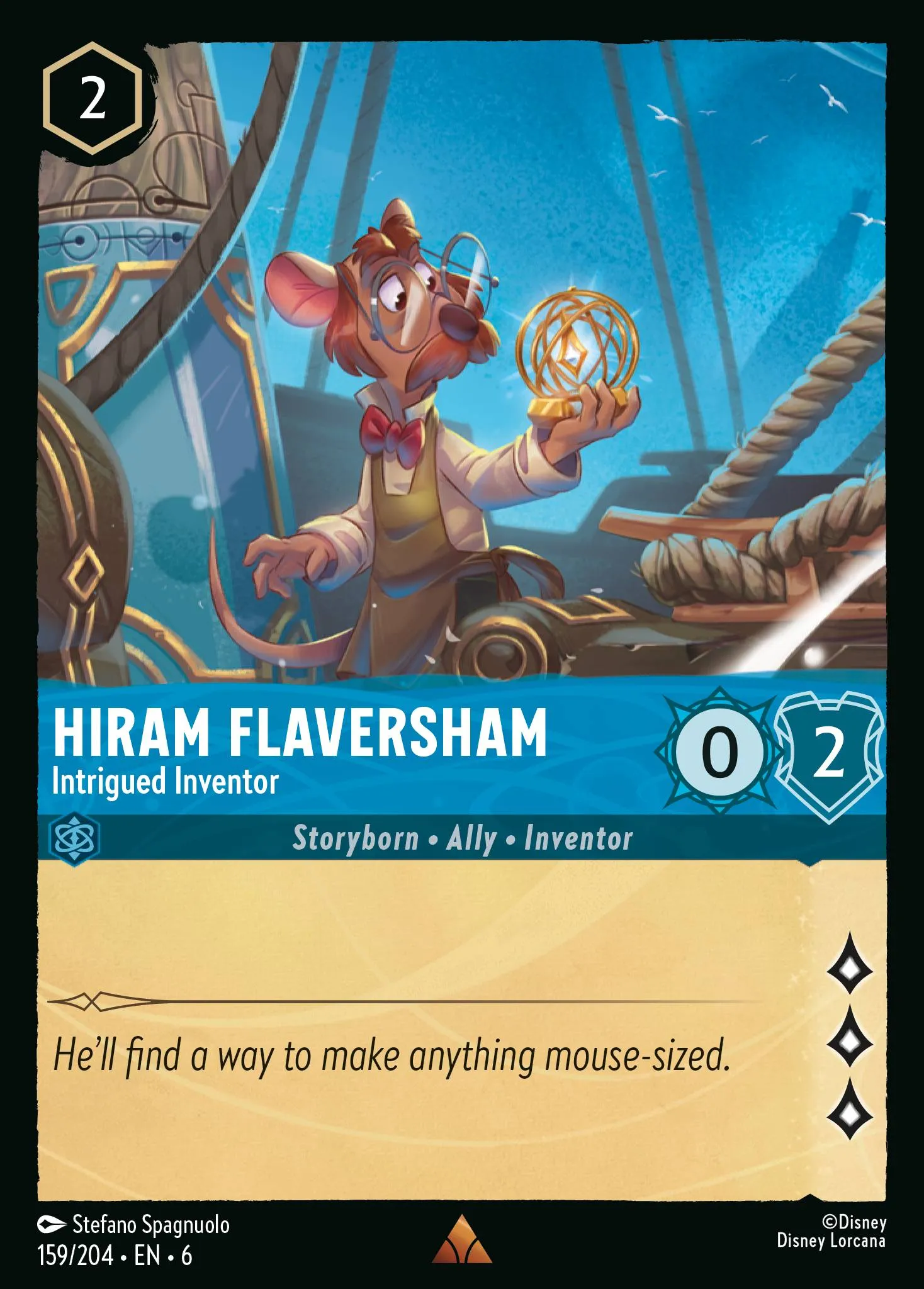 Hiram Flaversham - Intrigued Inventor (006-159)