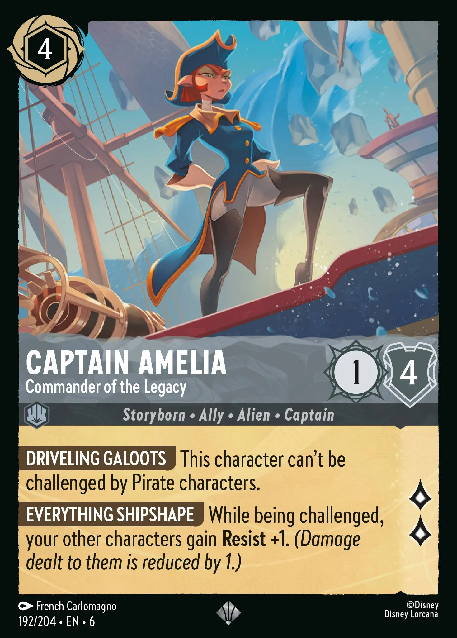 Captain Amelia - Commander of the Legacy (006-192)