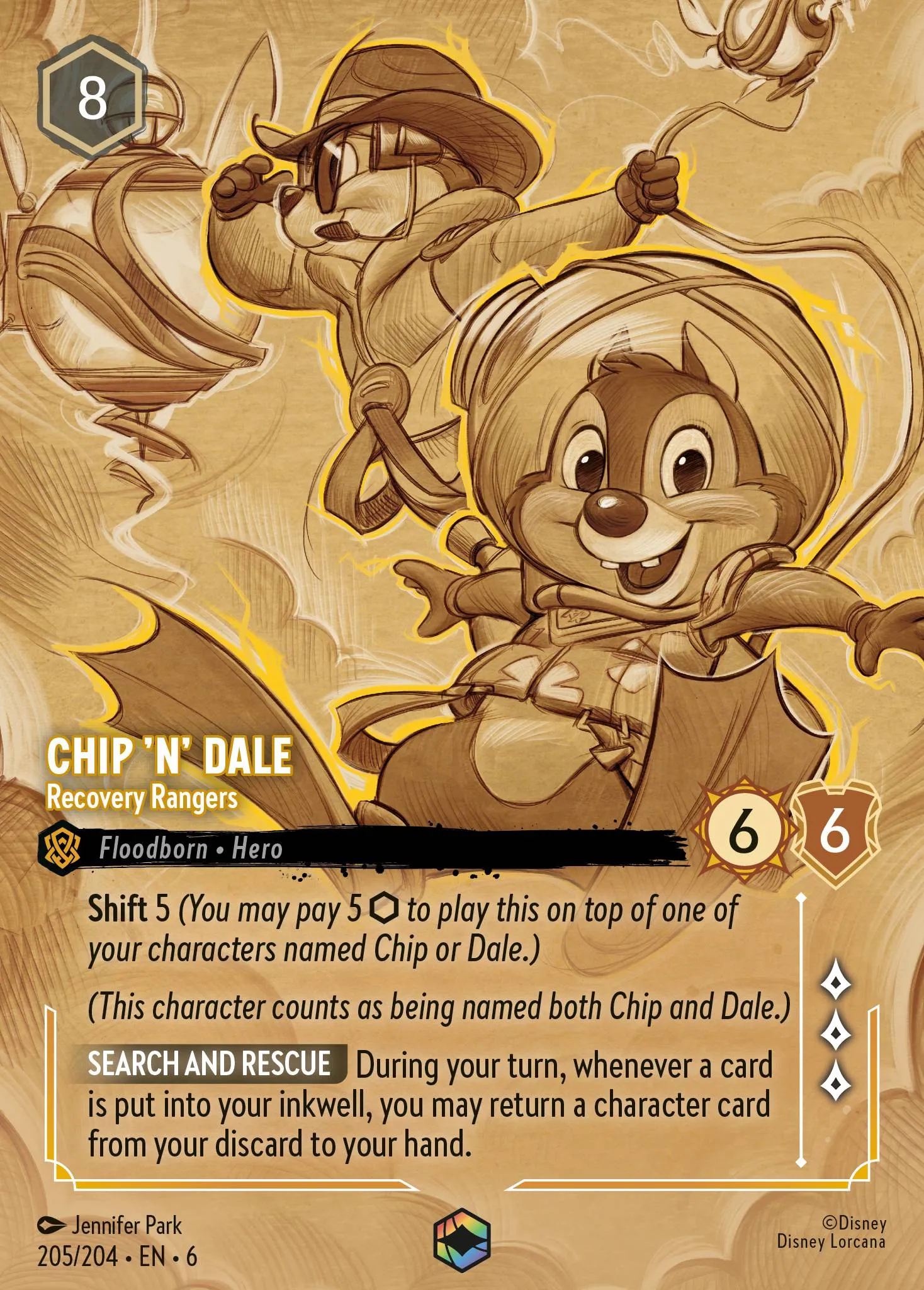 Chip 'n' Dale - Recovery Rangers (006-205)
