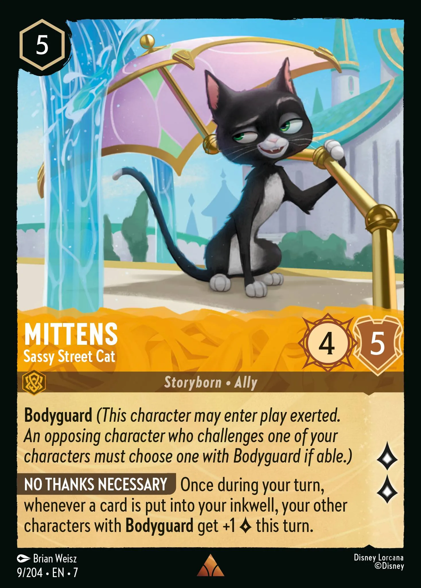 Mittens - Sassy Street Cat (007-009)