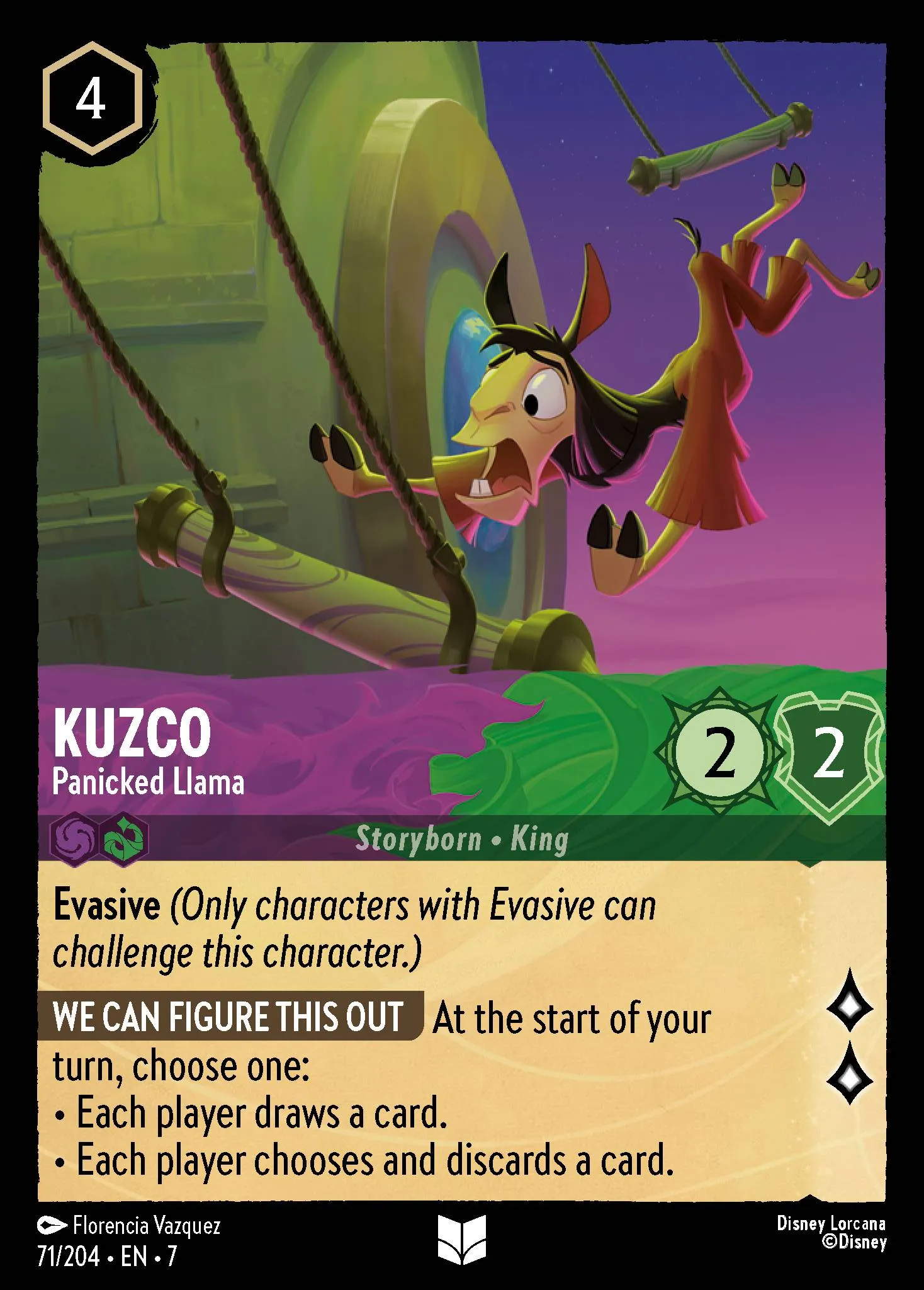 Kuzco - Panicked Llama (007-071)