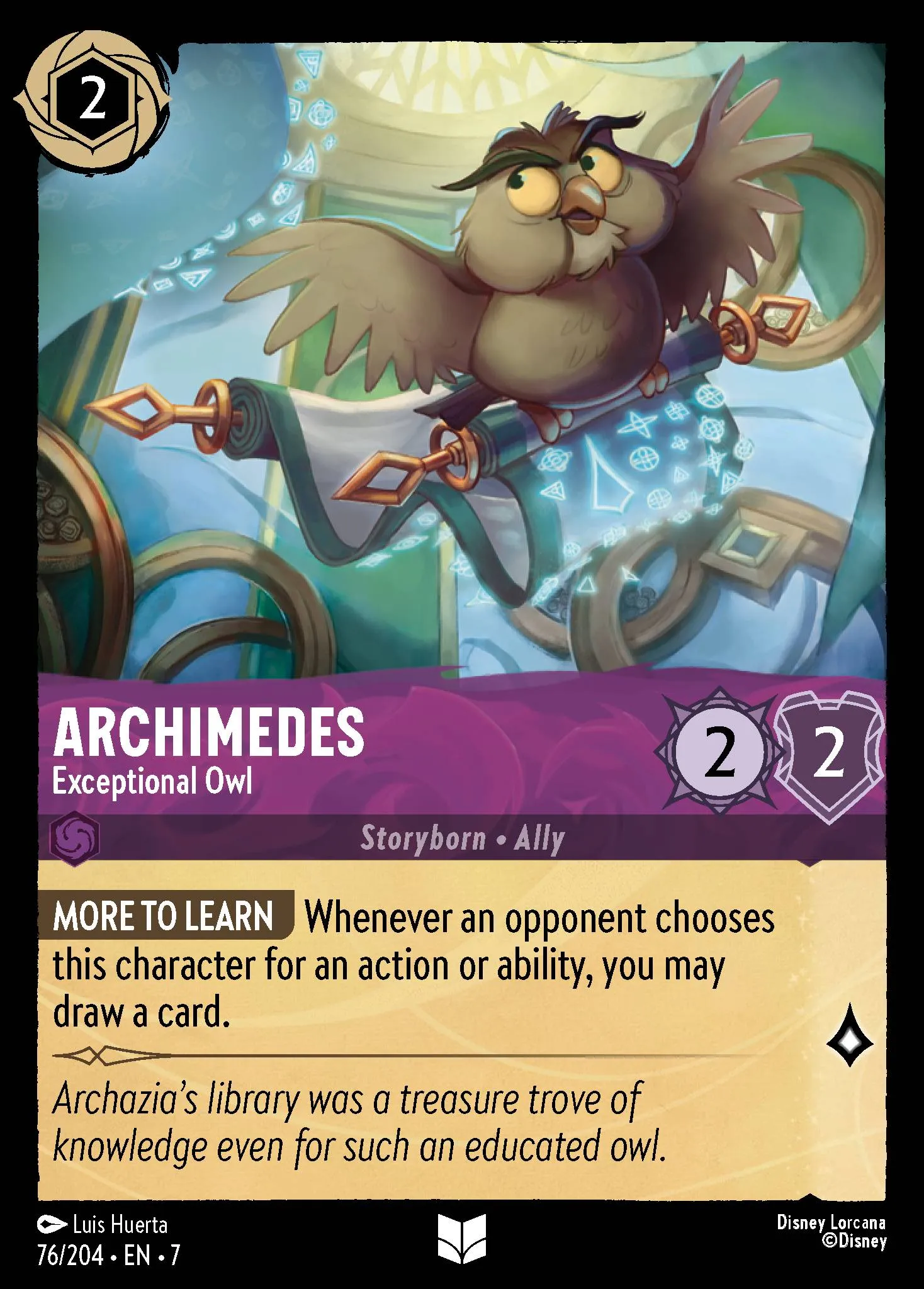 Archimedes - Exceptional Owl (007-076)