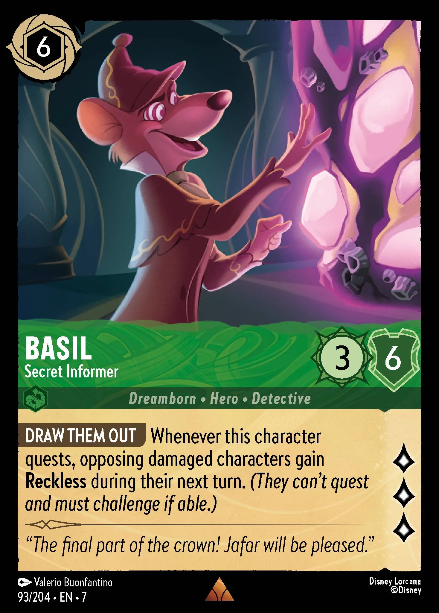 Basil - Secret Informer (007-093)
