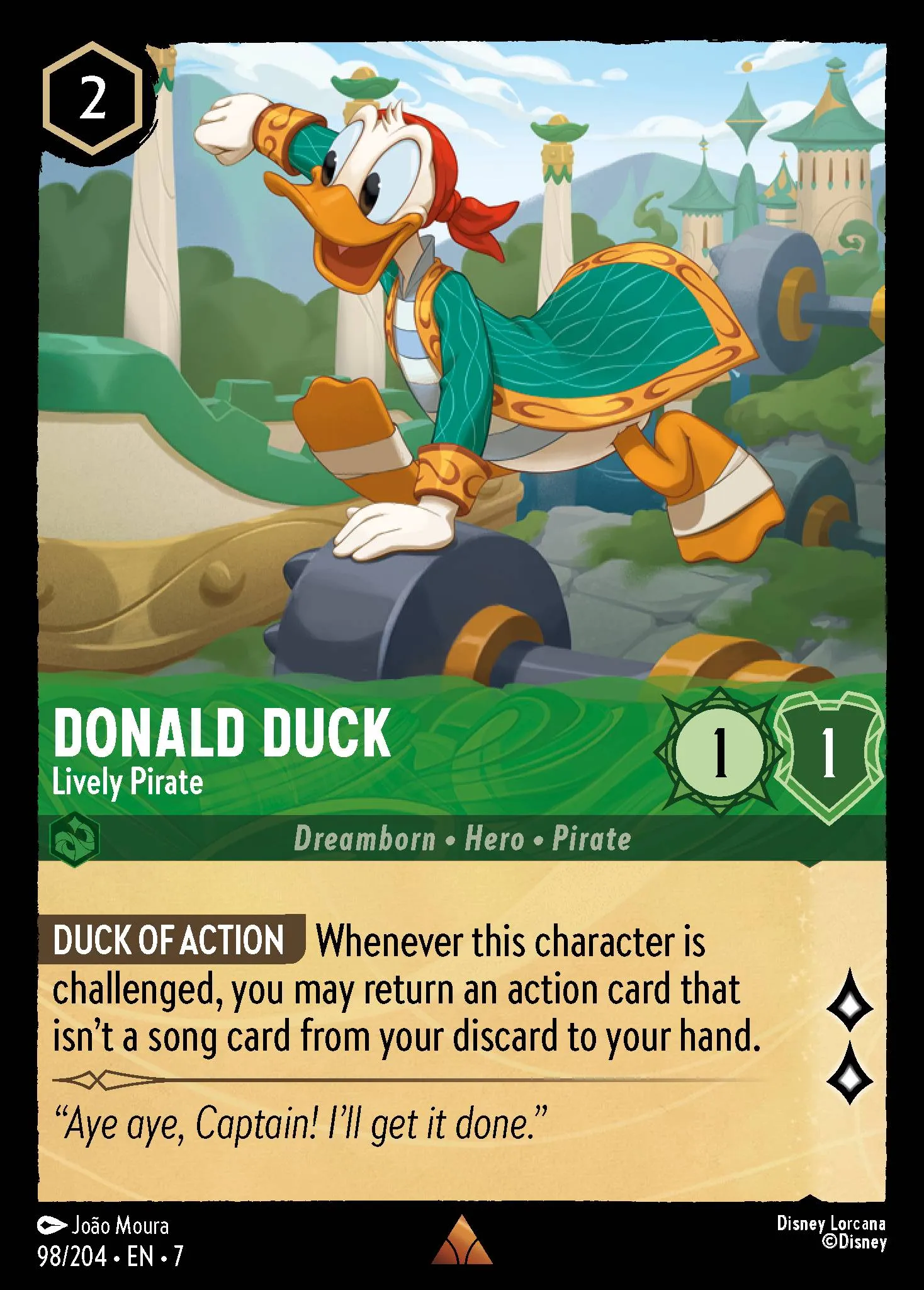 Donald Duck - Lively Pirate (007-098)